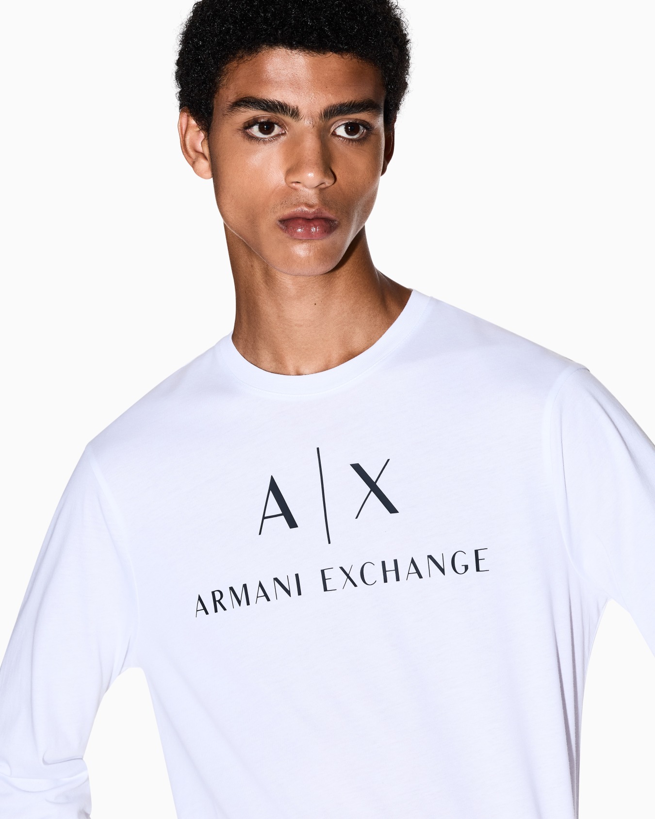 Long sleeve T-shirt with logo prints Slide 4