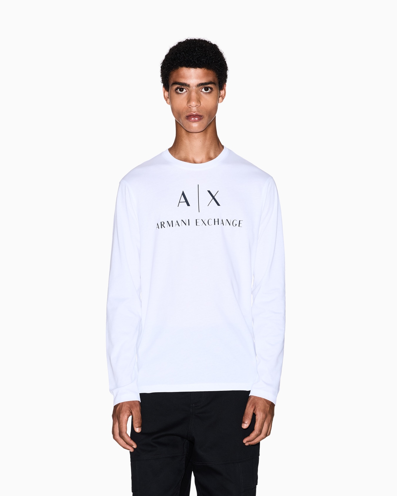 Long sleeve T-shirt with logo prints Slide 3