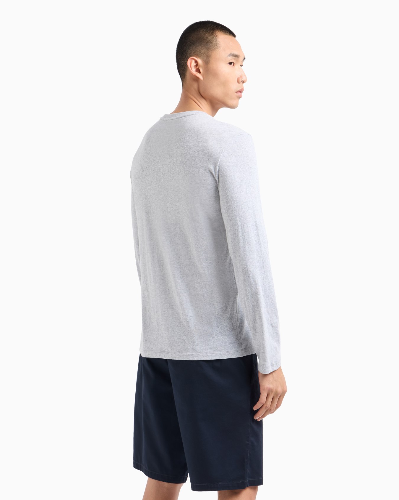 Long sleeve T-shirt with logo prints Slide 2
