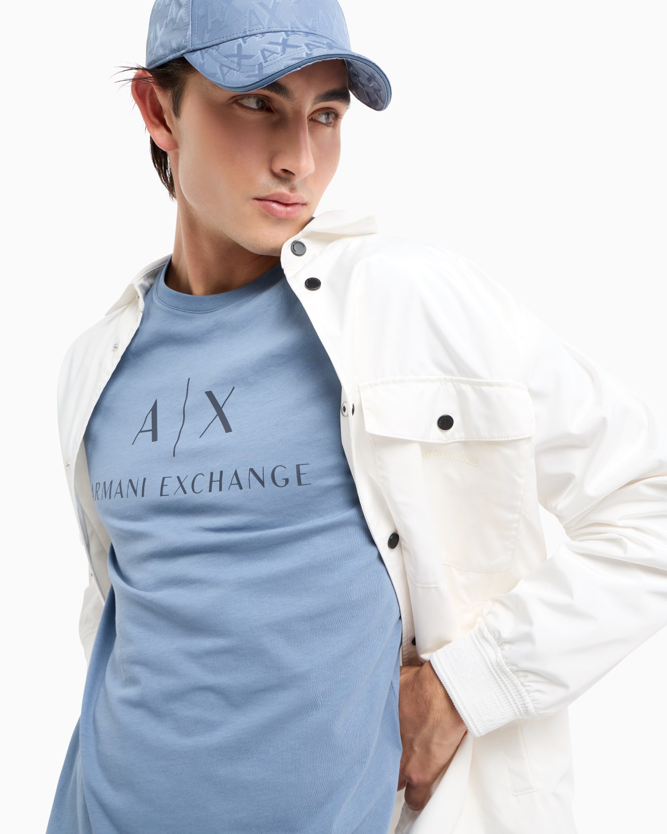 Regular fit jersey T-shirt with logo Slide 4