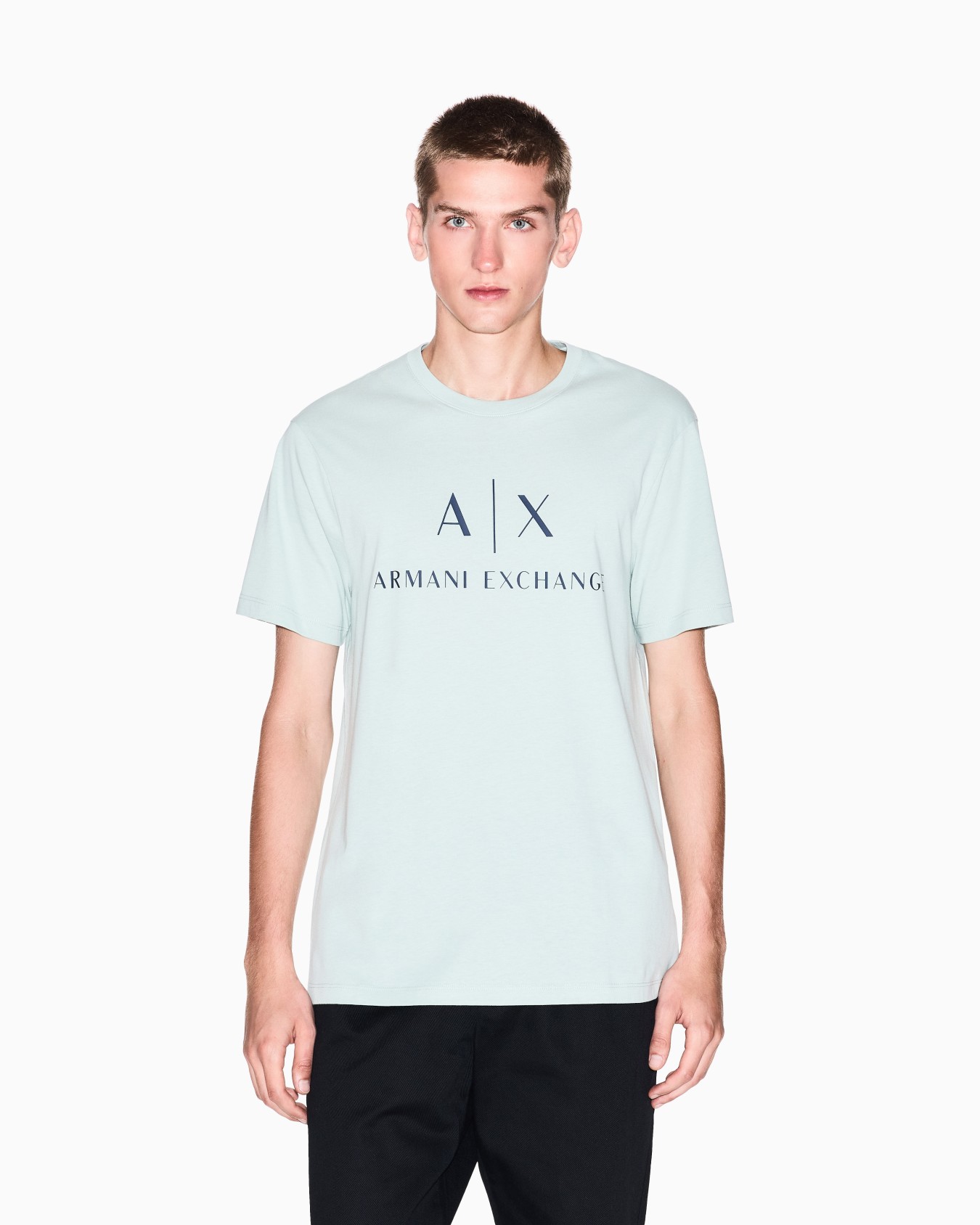 Slim fit jersey T-shirt with logo Diapositiva 3