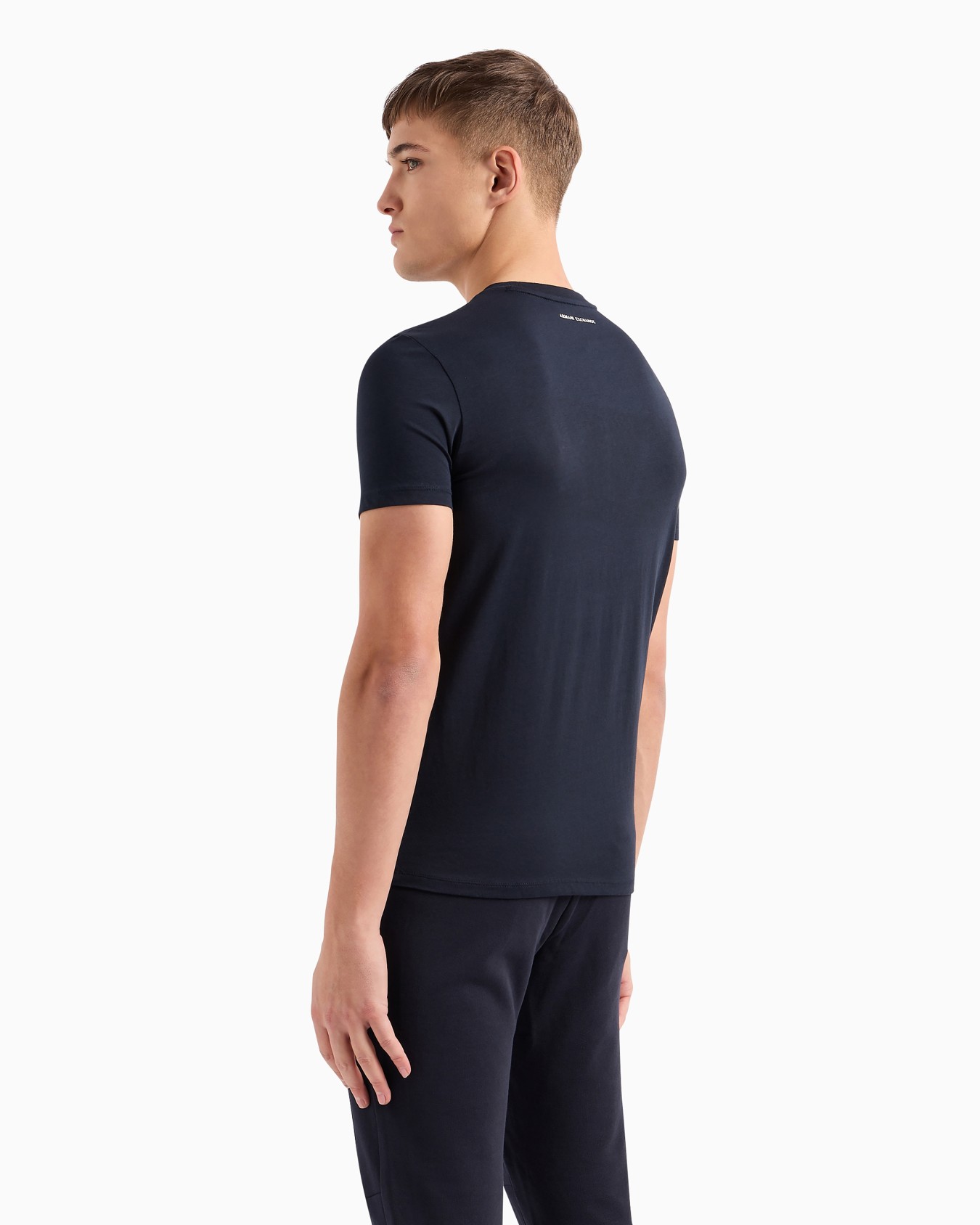 Slim fit jersey T-shirt with logo Slide 2