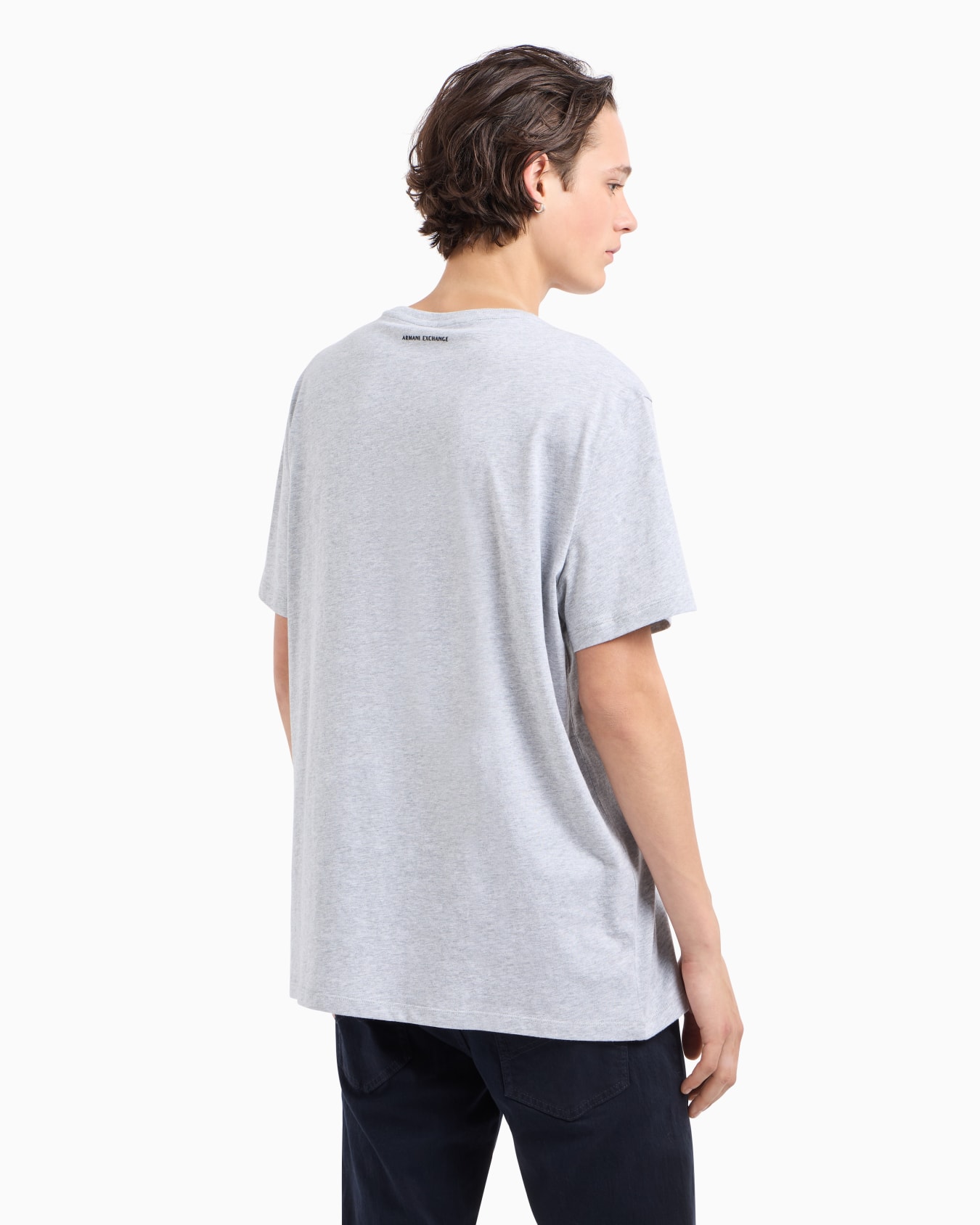  Slim fit jersey T-shirt with logo Slide 2