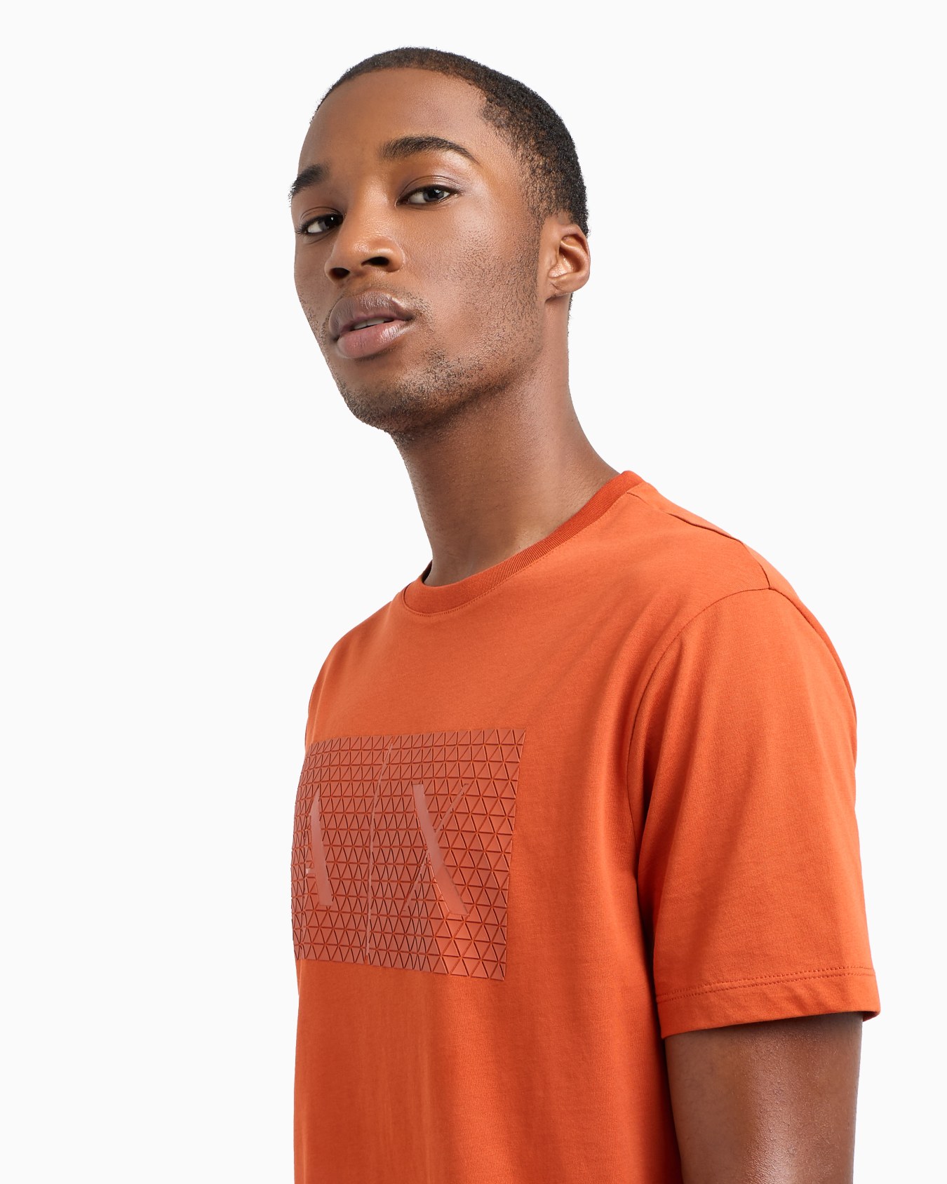  Slim fit jersey T-shirt with logo Slide 4