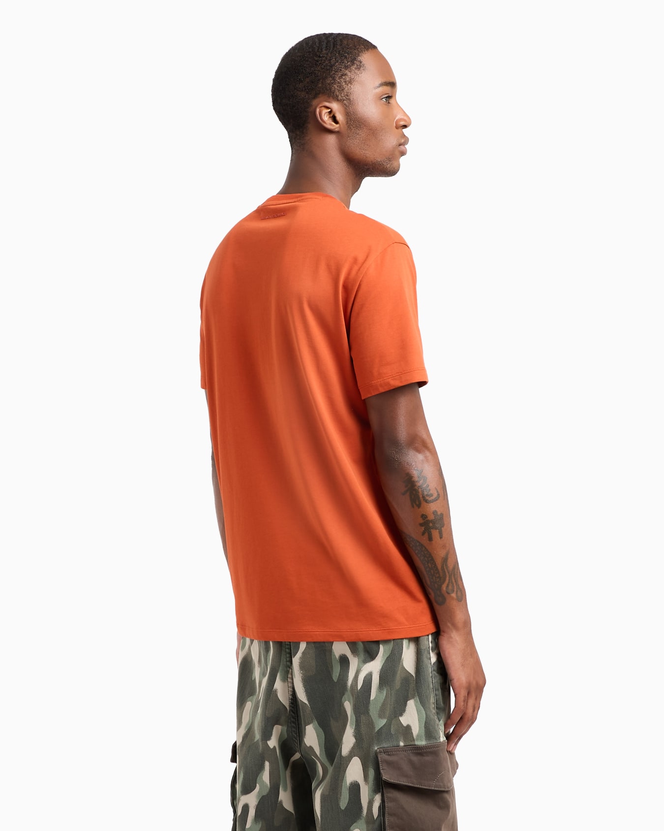  Slim fit jersey T-shirt with logo Slide 2