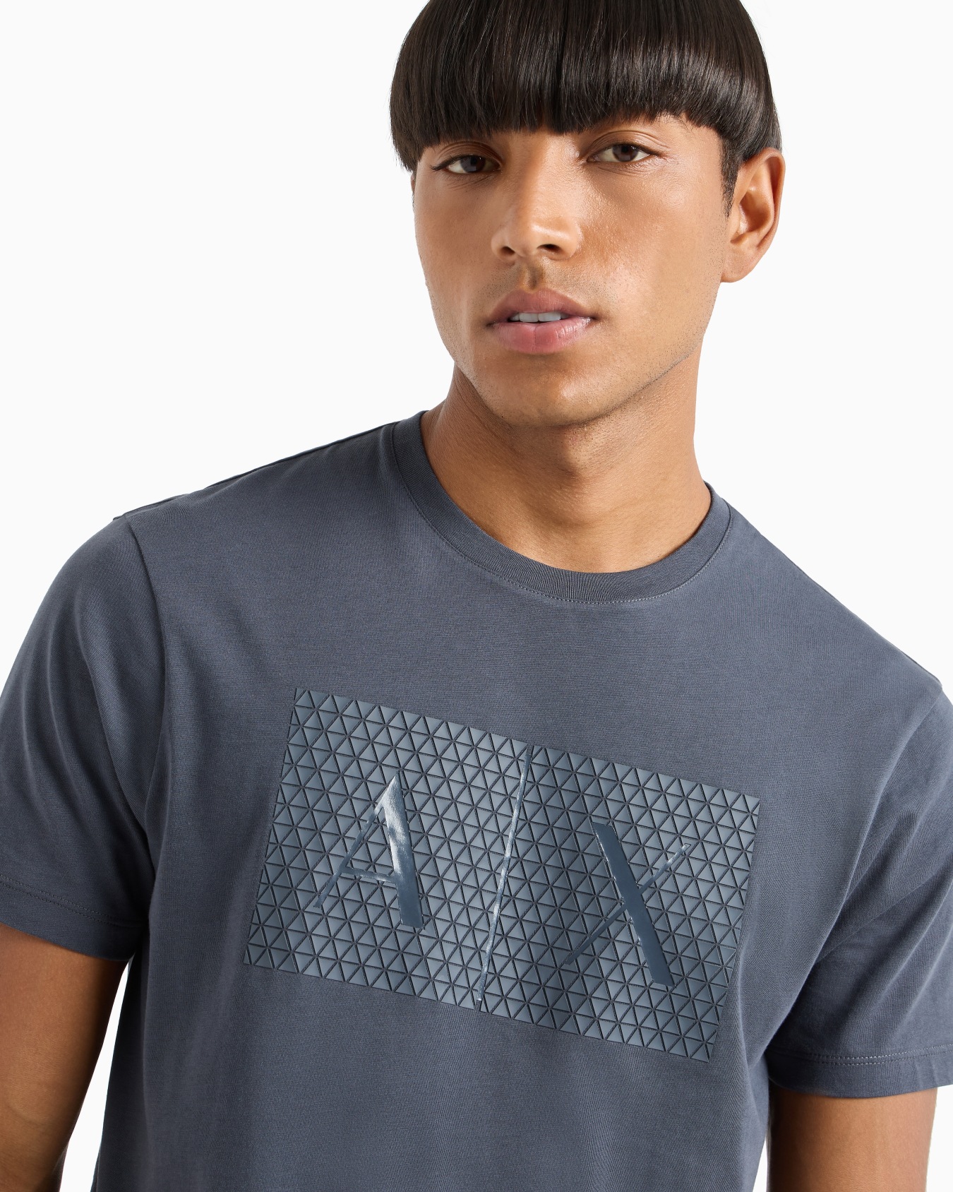 Slim fit jersey T-shirt with logo Slide 4