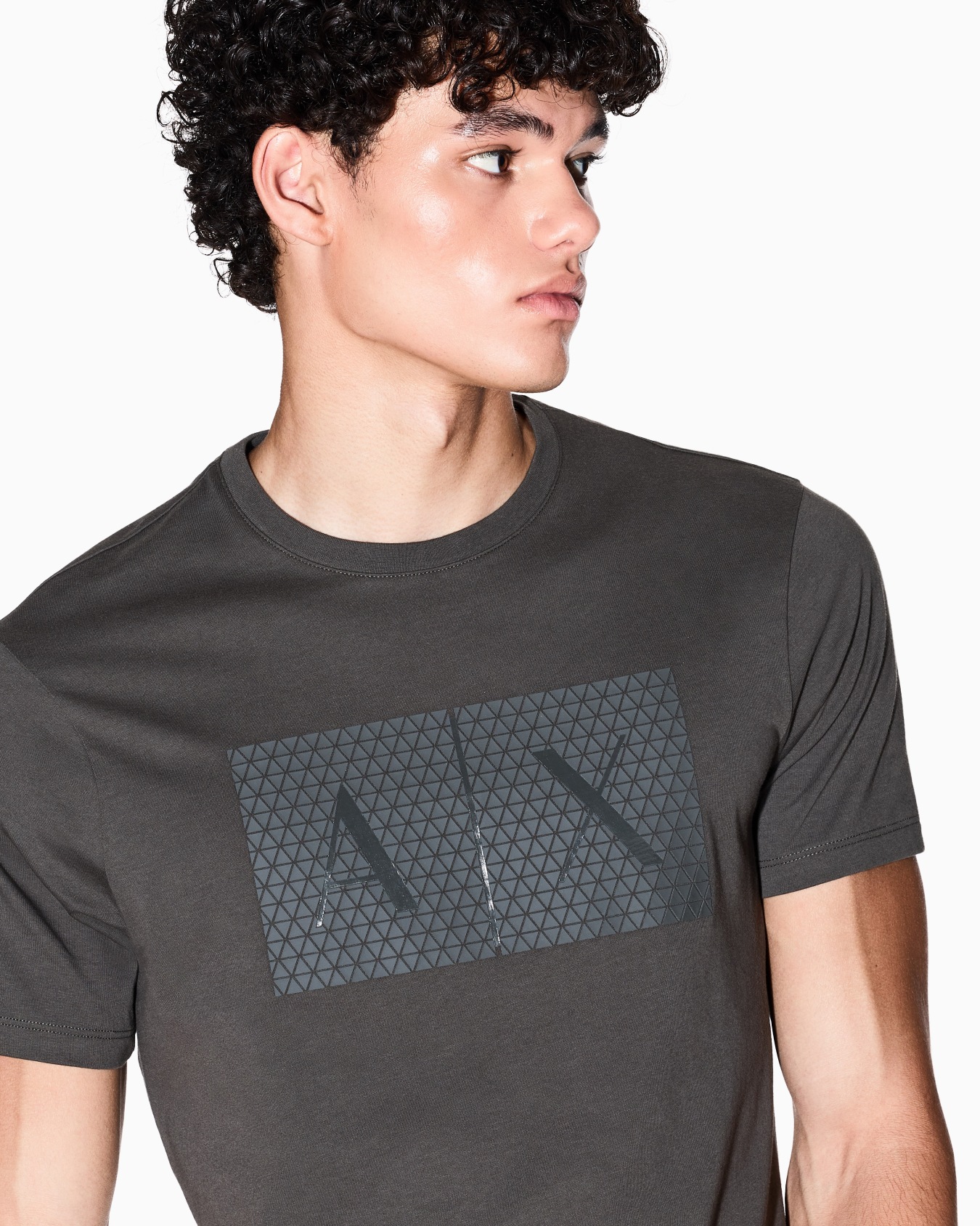  Slim fit jersey T-shirt with logo Slide 4