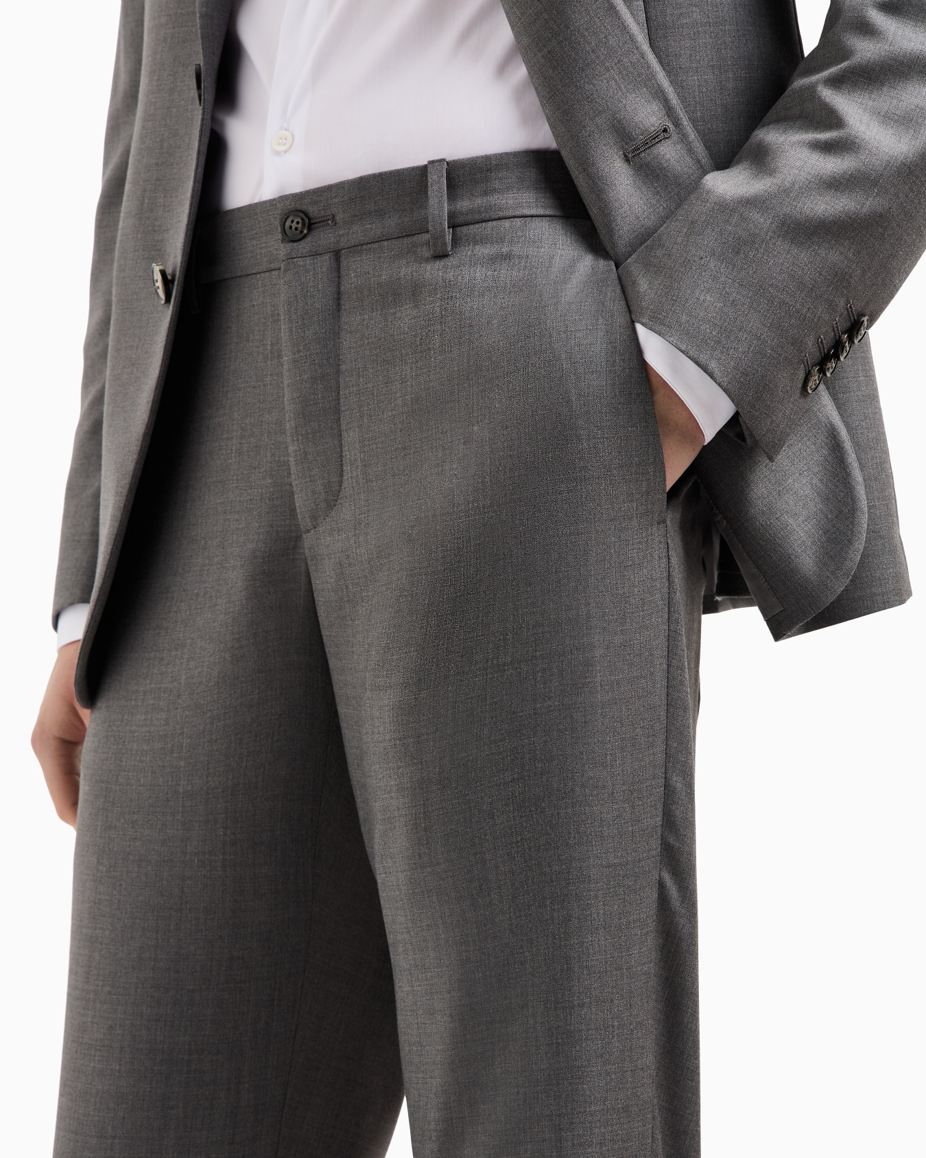 Soho Line single-breasted suit in wool and cashmere Slide 5