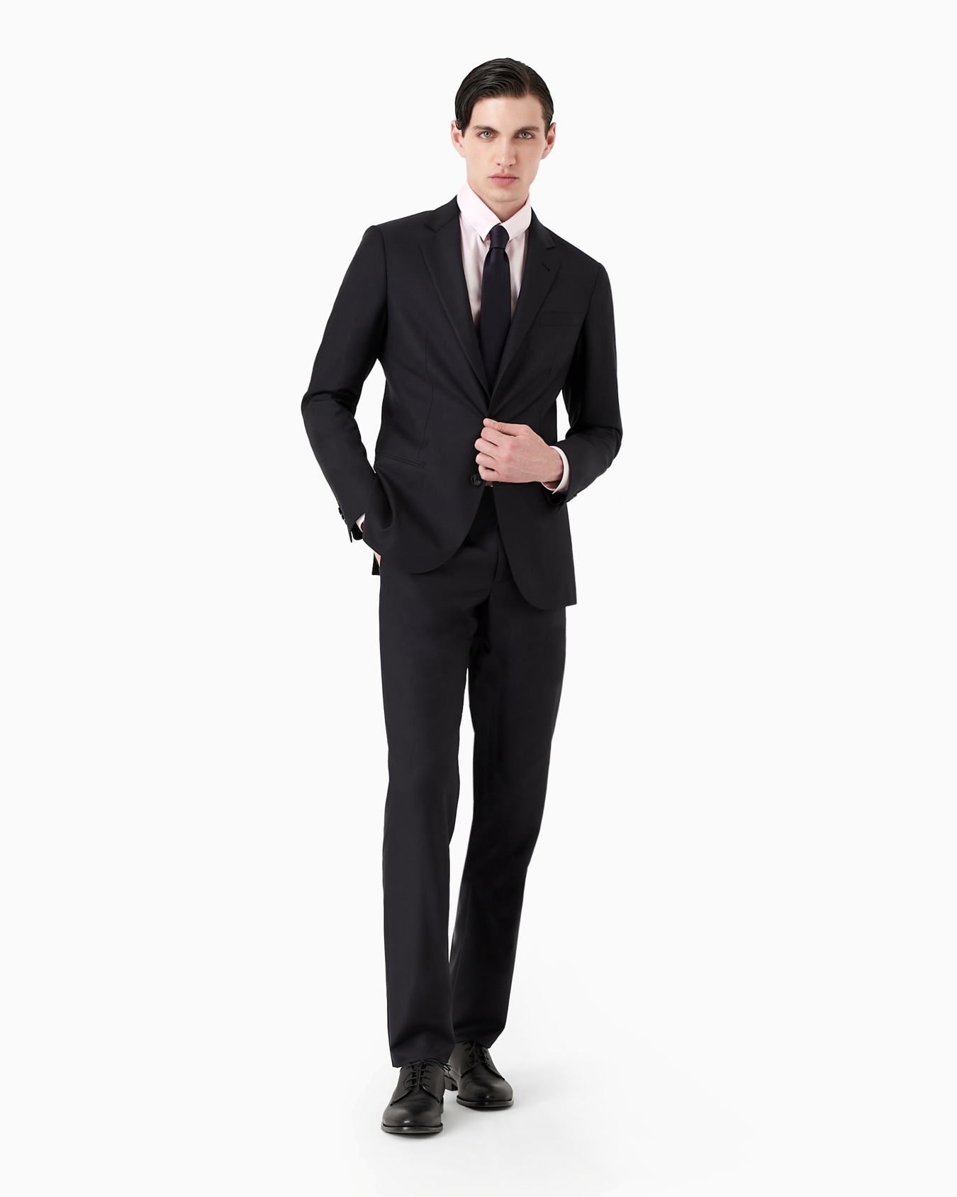 Soho Line single-breasted suit in wool and cashmere Slide 3