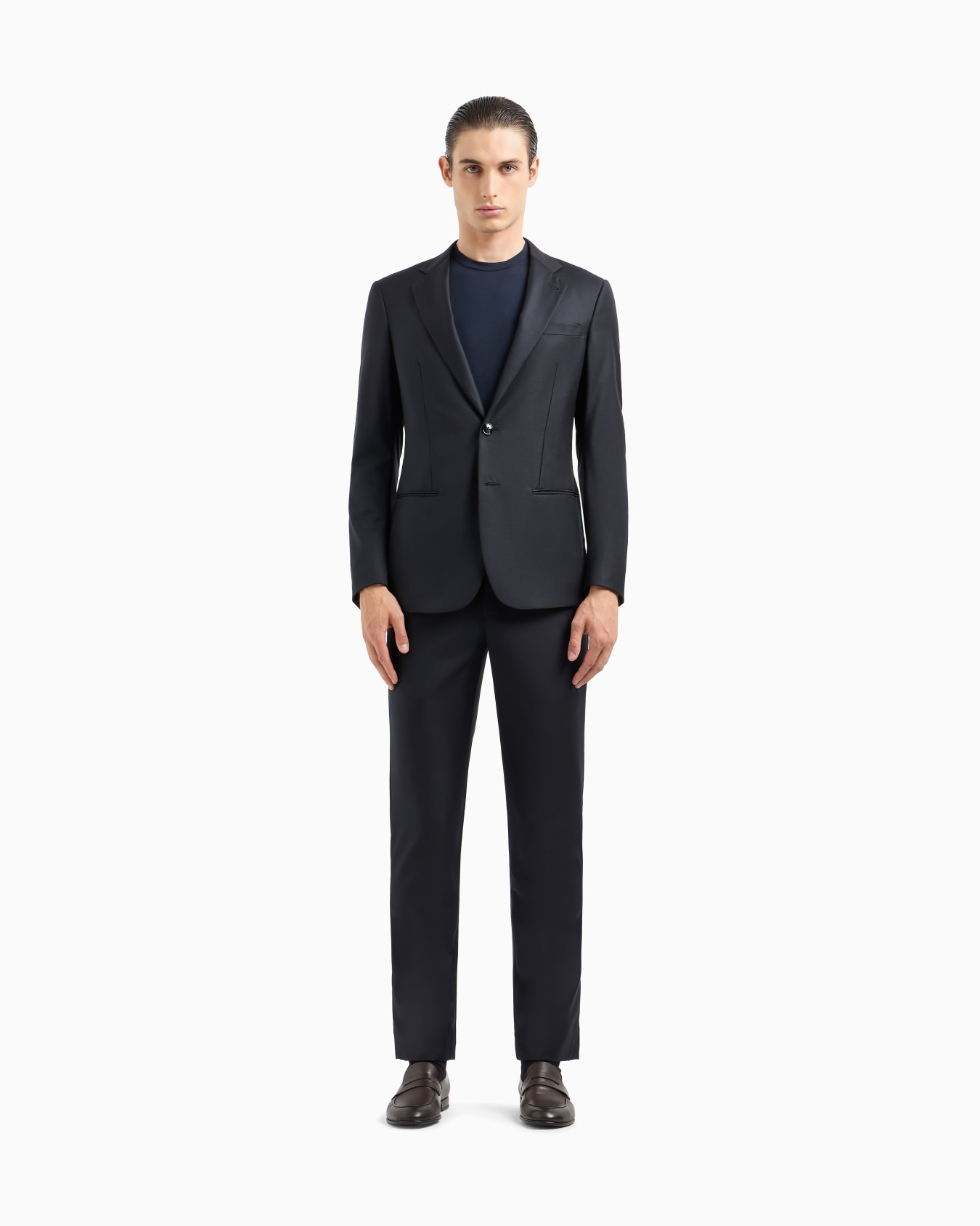 Costume à simple boutonnage gamme Soho en laine et cachemire Diapositive 3