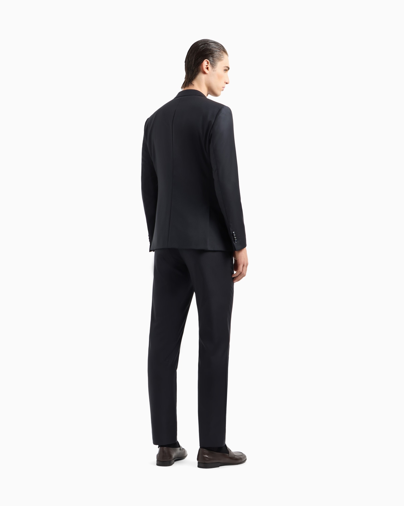 Costume à simple boutonnage gamme Soho en laine et cachemire Diapositive 2