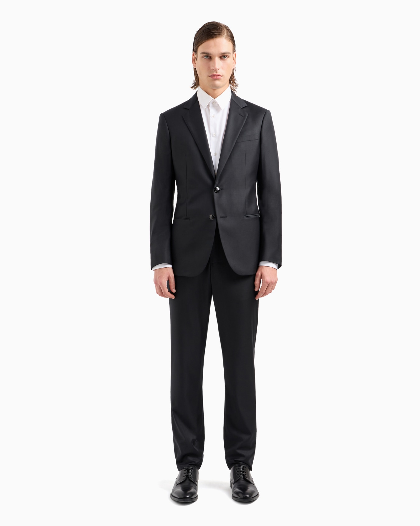 Soho Line single-breasted suit in wool and cashmere Slide 1