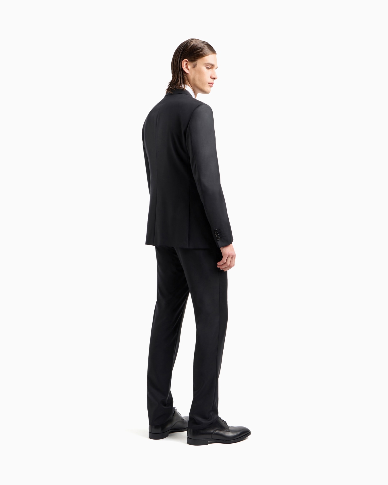 Costume à simple boutonnage gamme Soho en laine et cachemire Diapositive 2