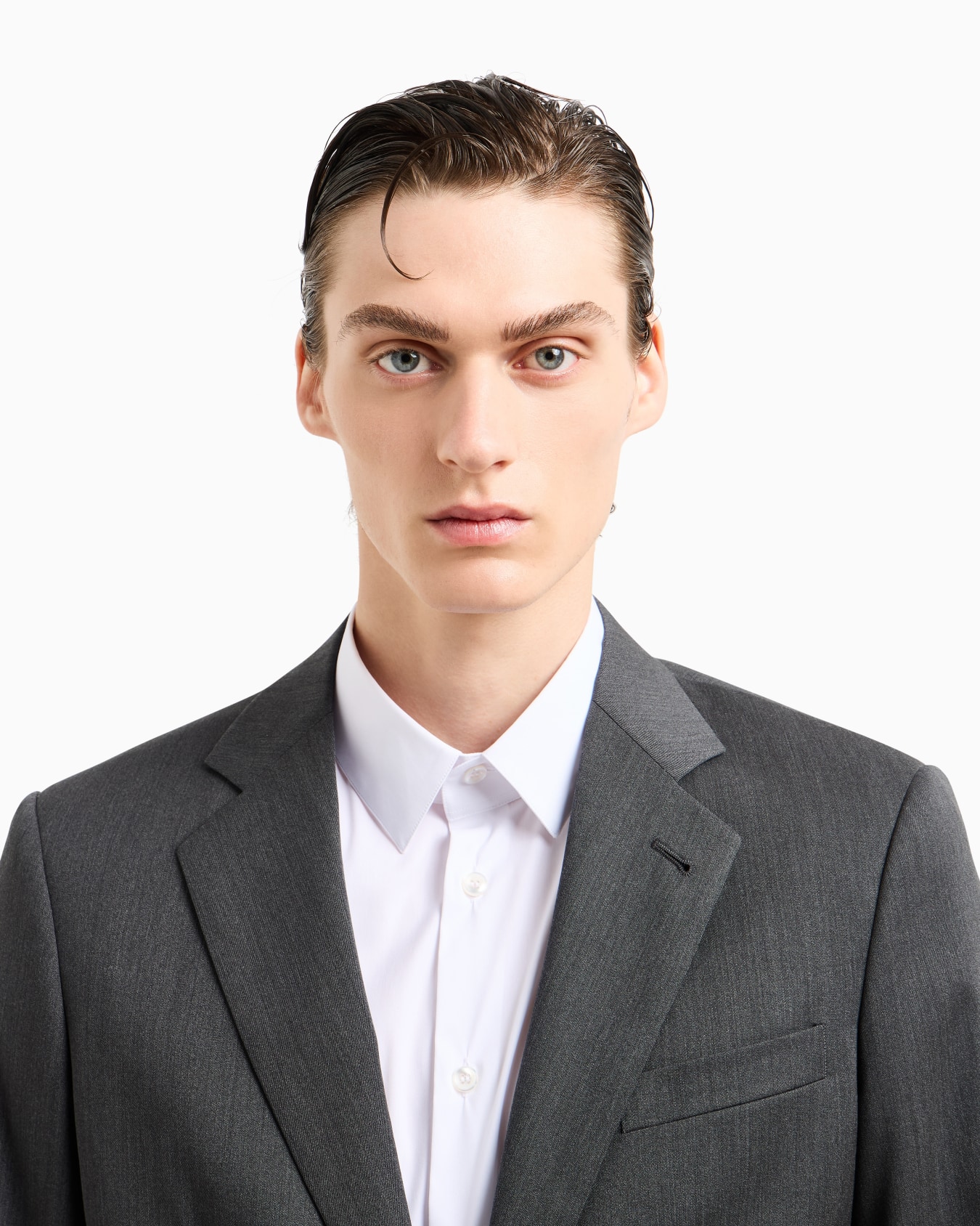 Single-breasted Soho line suit in virgin wool Slide 5