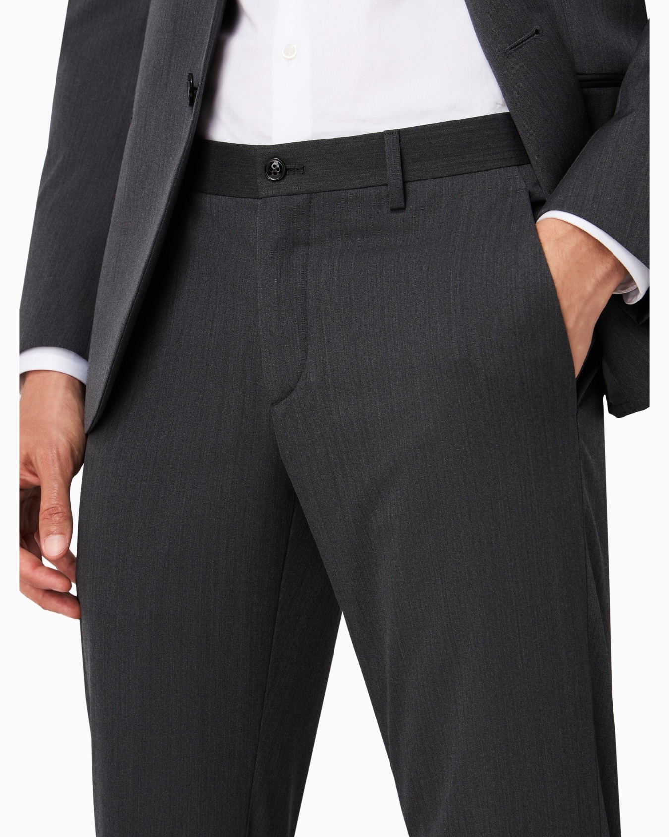 Single-breasted Soho line suit in virgin wool Slide 6