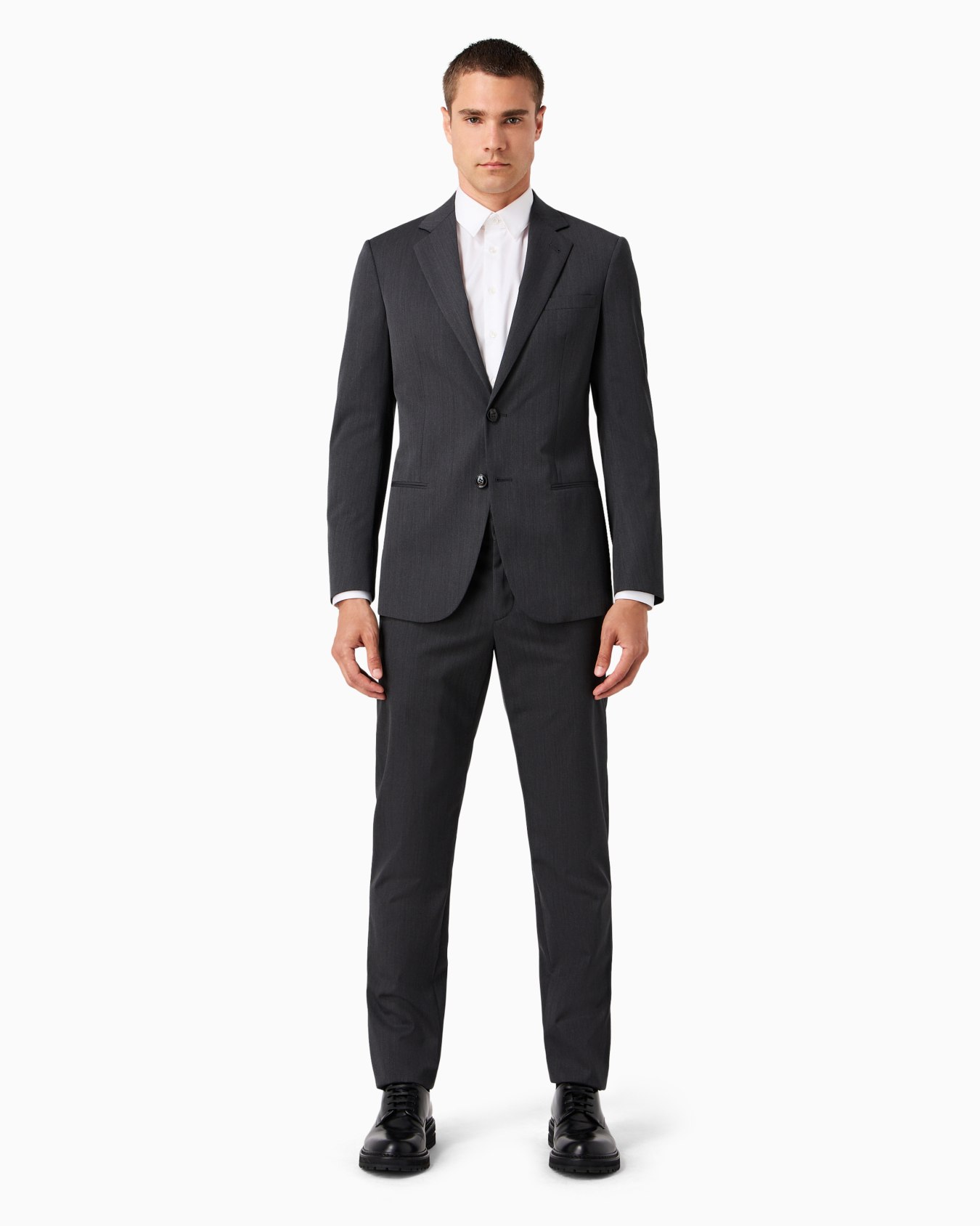 Single-breasted Soho line suit in virgin wool Slide 2