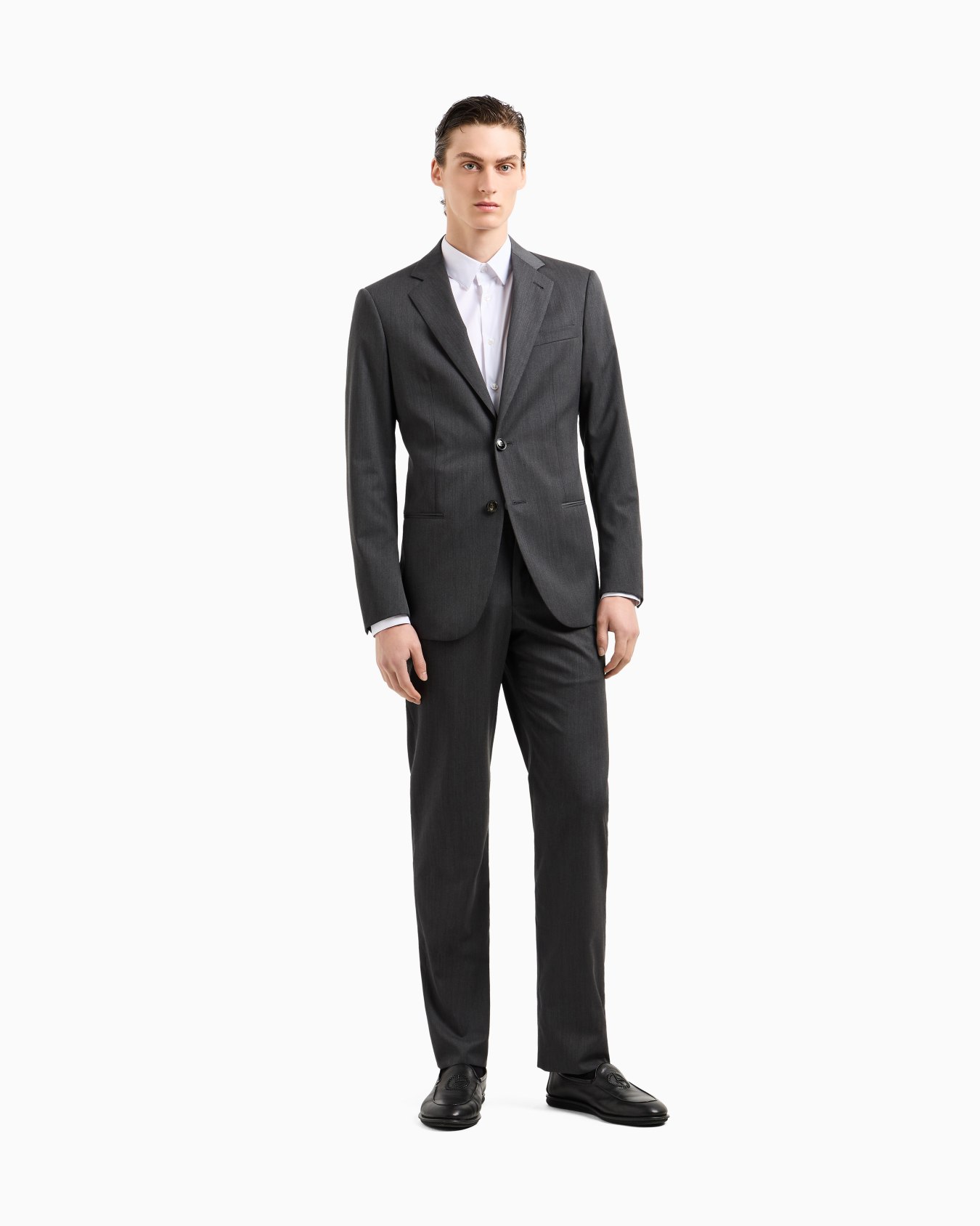 Single-breasted Soho line suit in virgin wool Slide 4