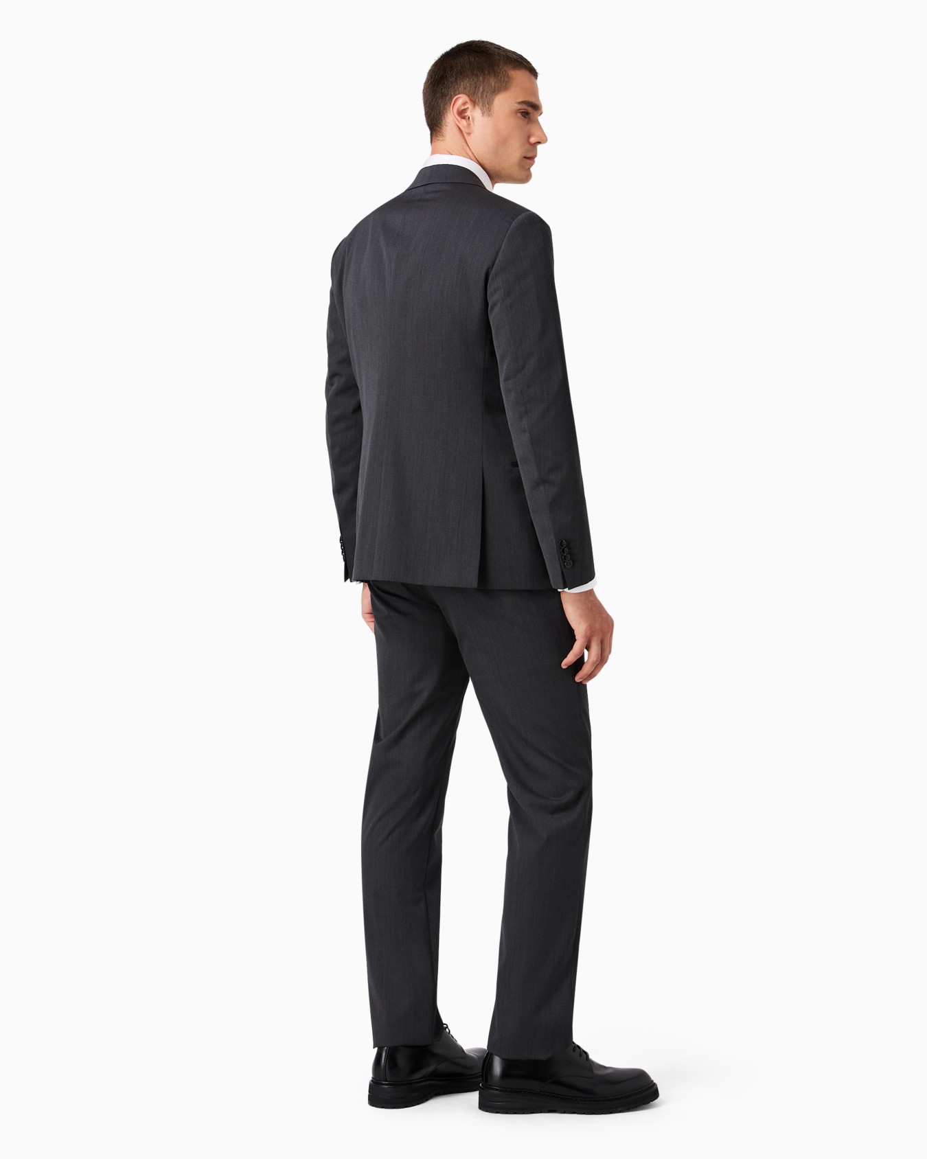 Single-breasted Soho line suit in virgin wool Slide 3