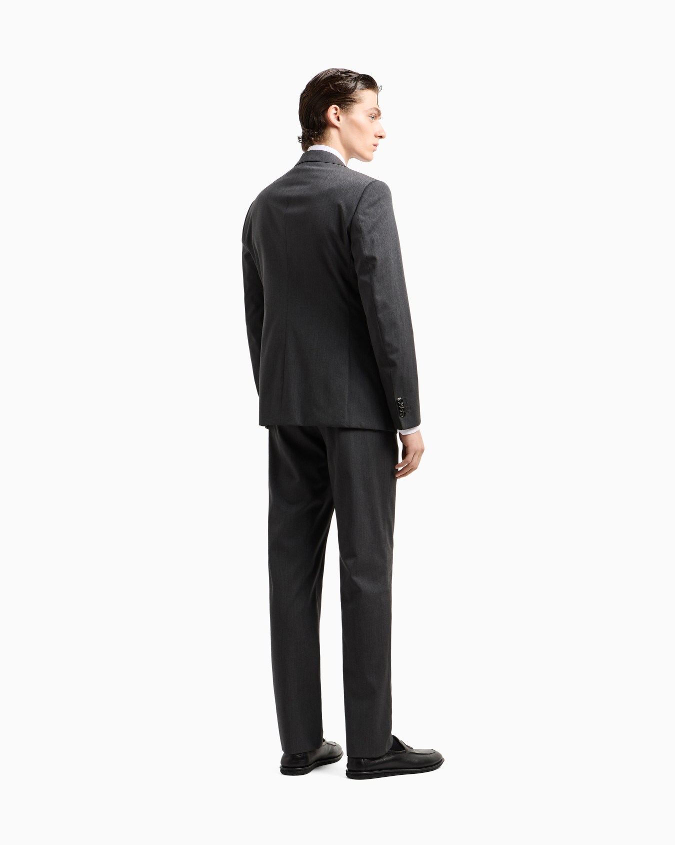 Single-breasted Soho line suit in virgin wool Slide 3