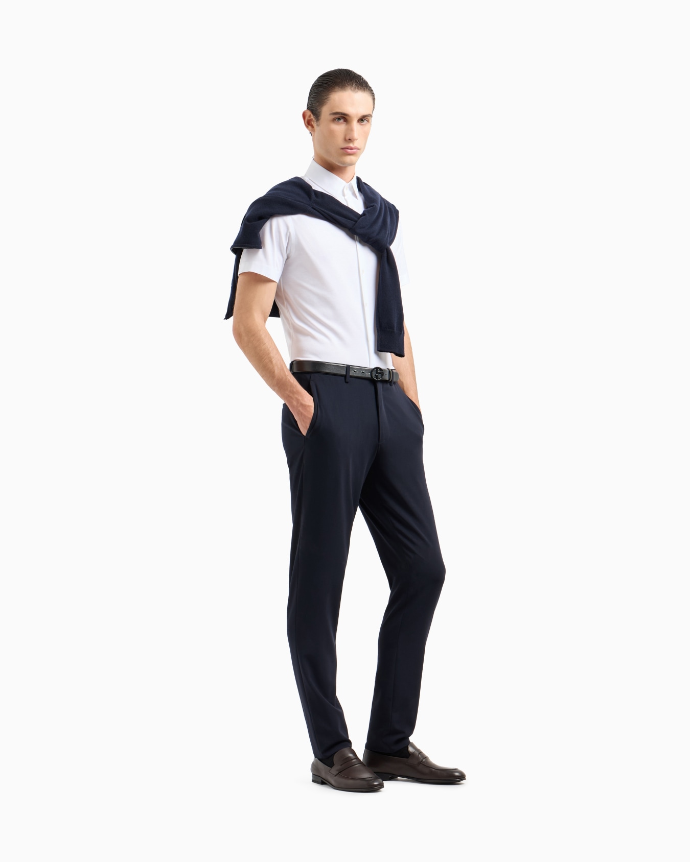 Short-sleeved, cotton-jersey shirt Slide 2