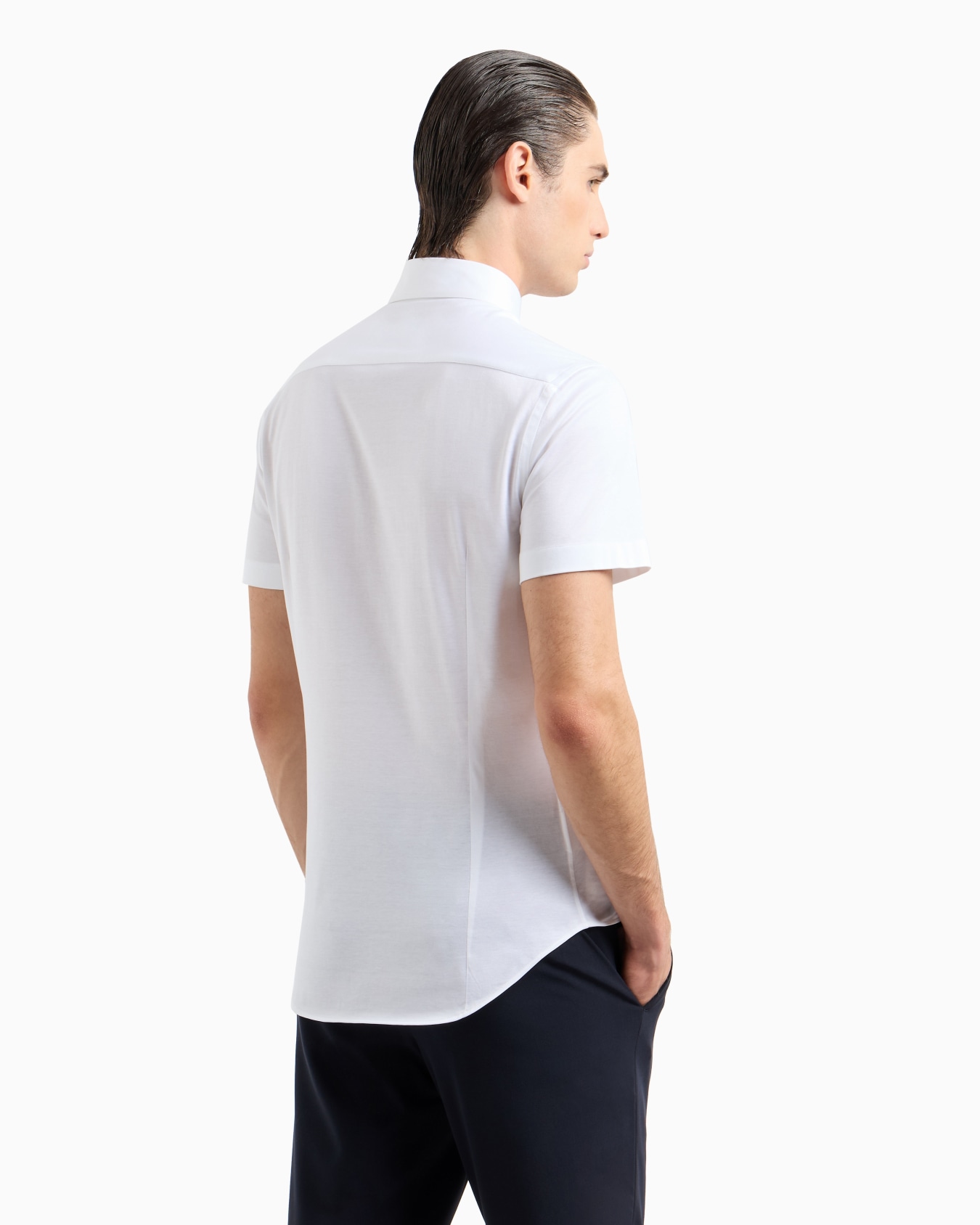 Short-sleeved, cotton-jersey shirt Slide 2
