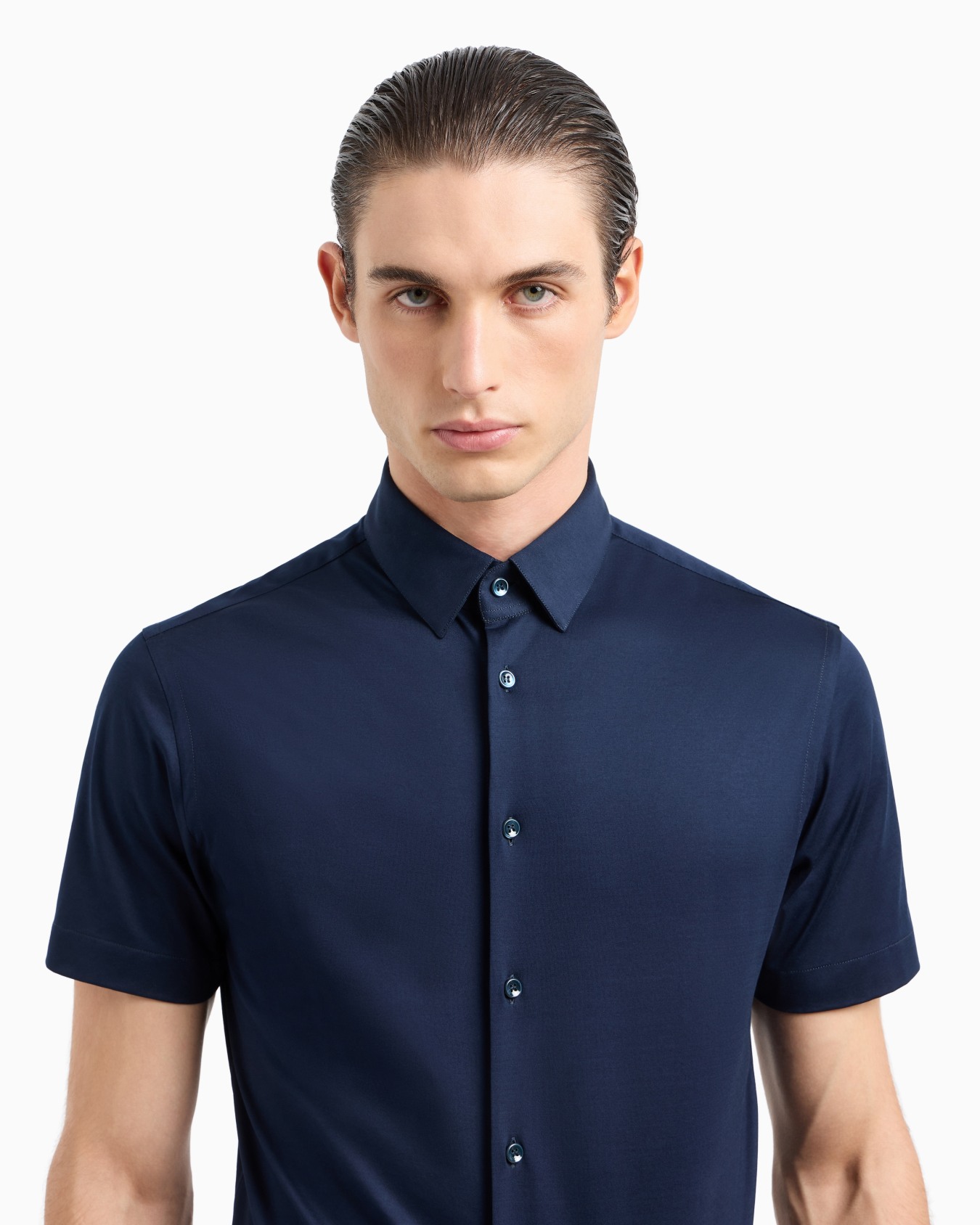 Short-sleeved, cotton-jersey shirt Slide 4