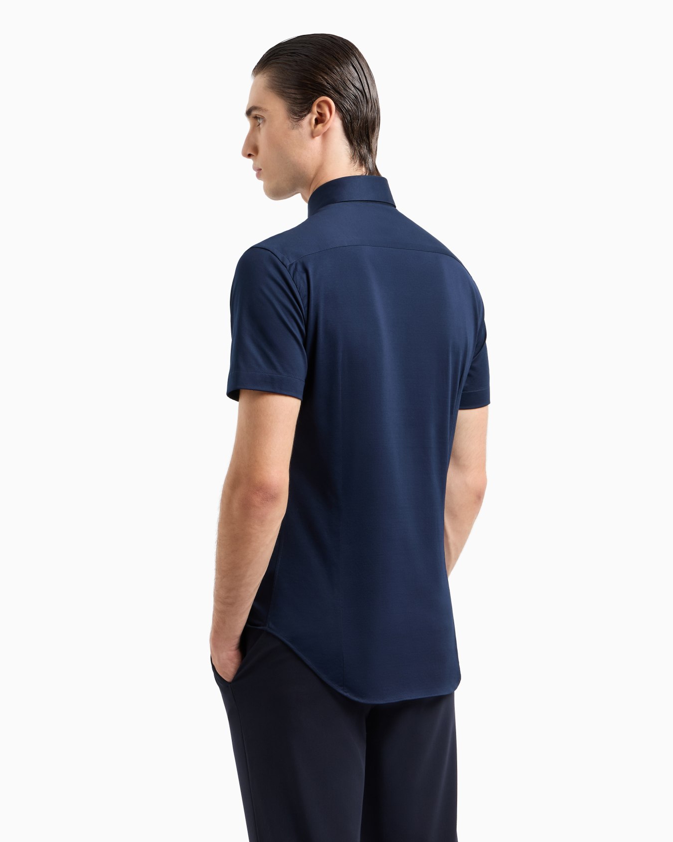 Short-sleeved, cotton-jersey shirt Slide 2