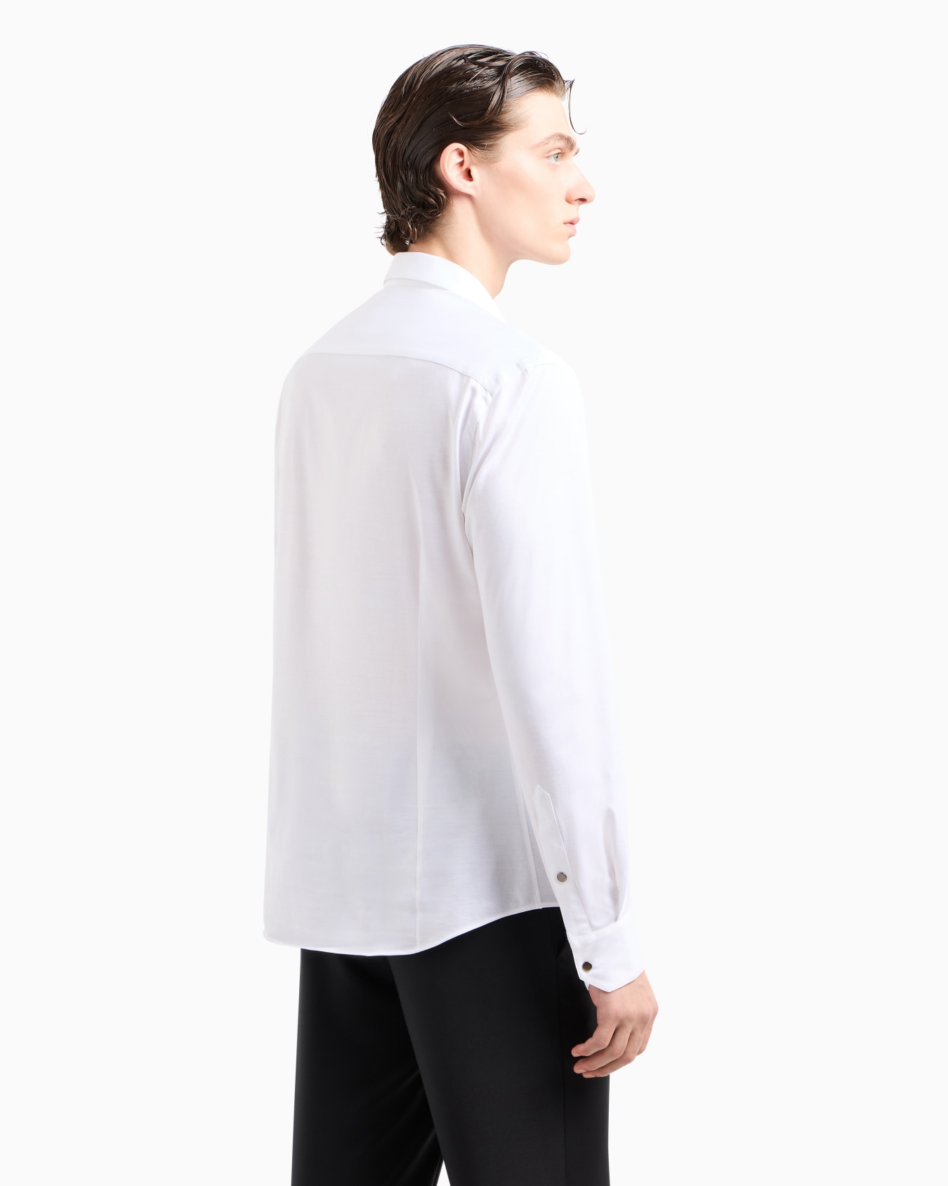 Cotton-jersey zipped shirt Slide 2