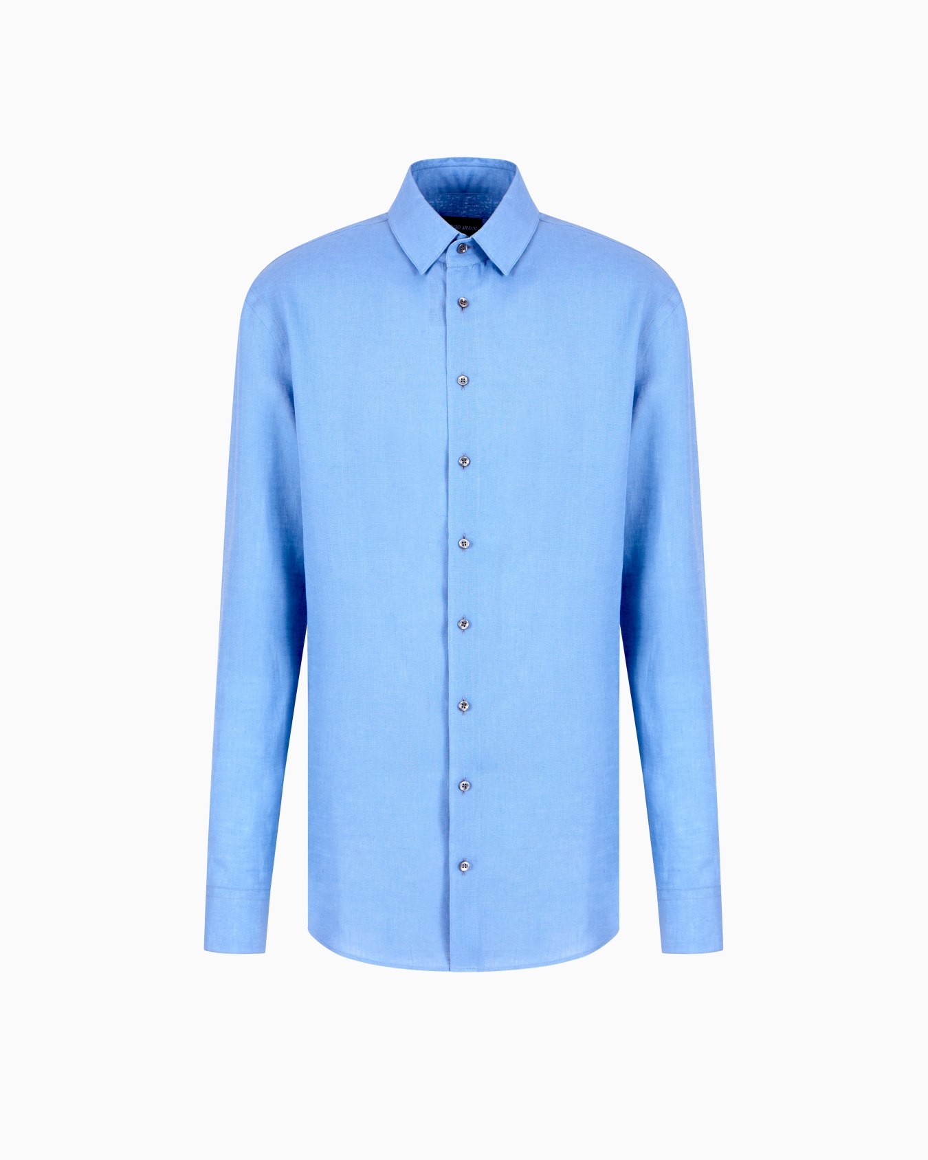 Chemise coupe classique en lin Diapositive 0