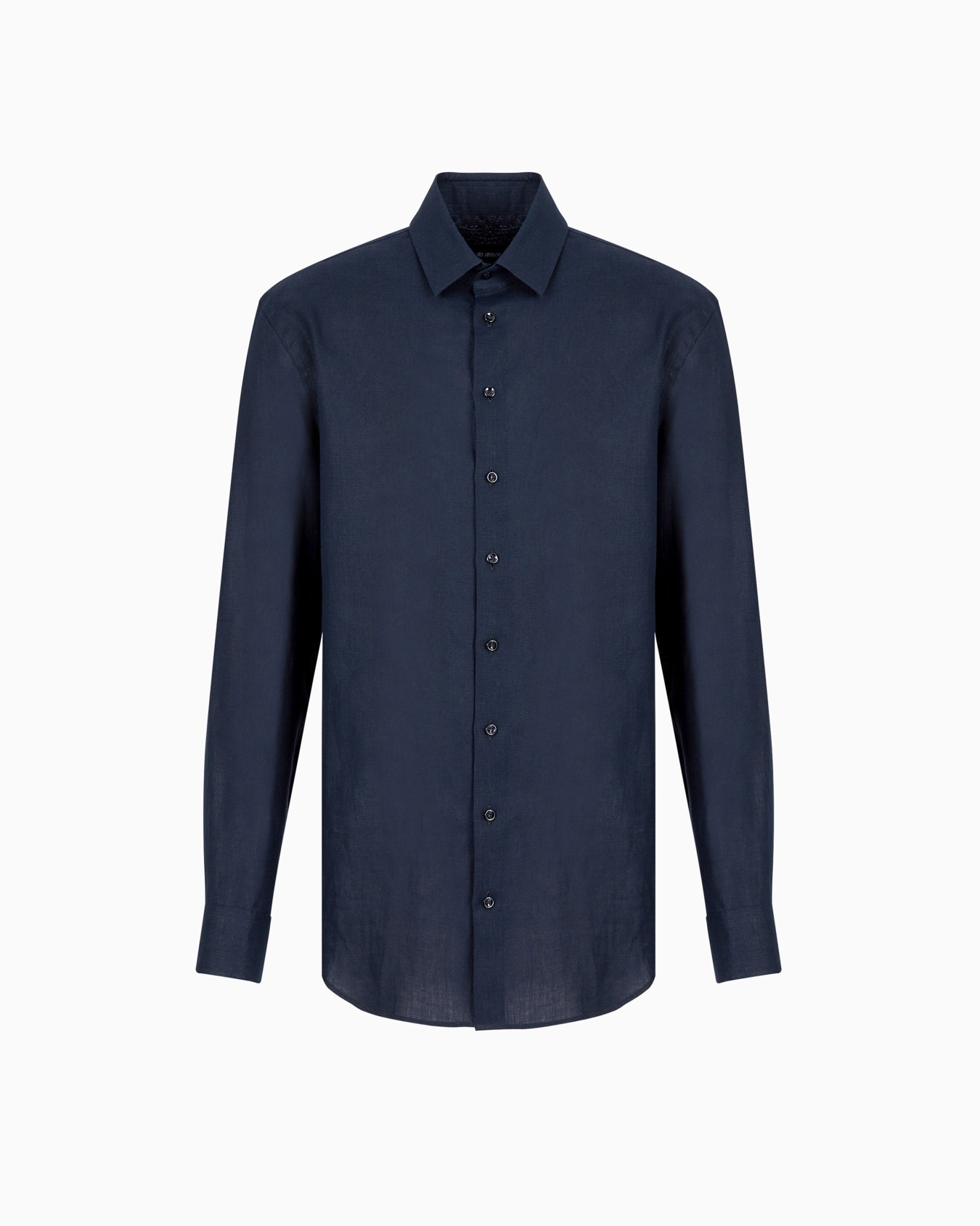 Chemise coupe classique en lin Diapositive 0