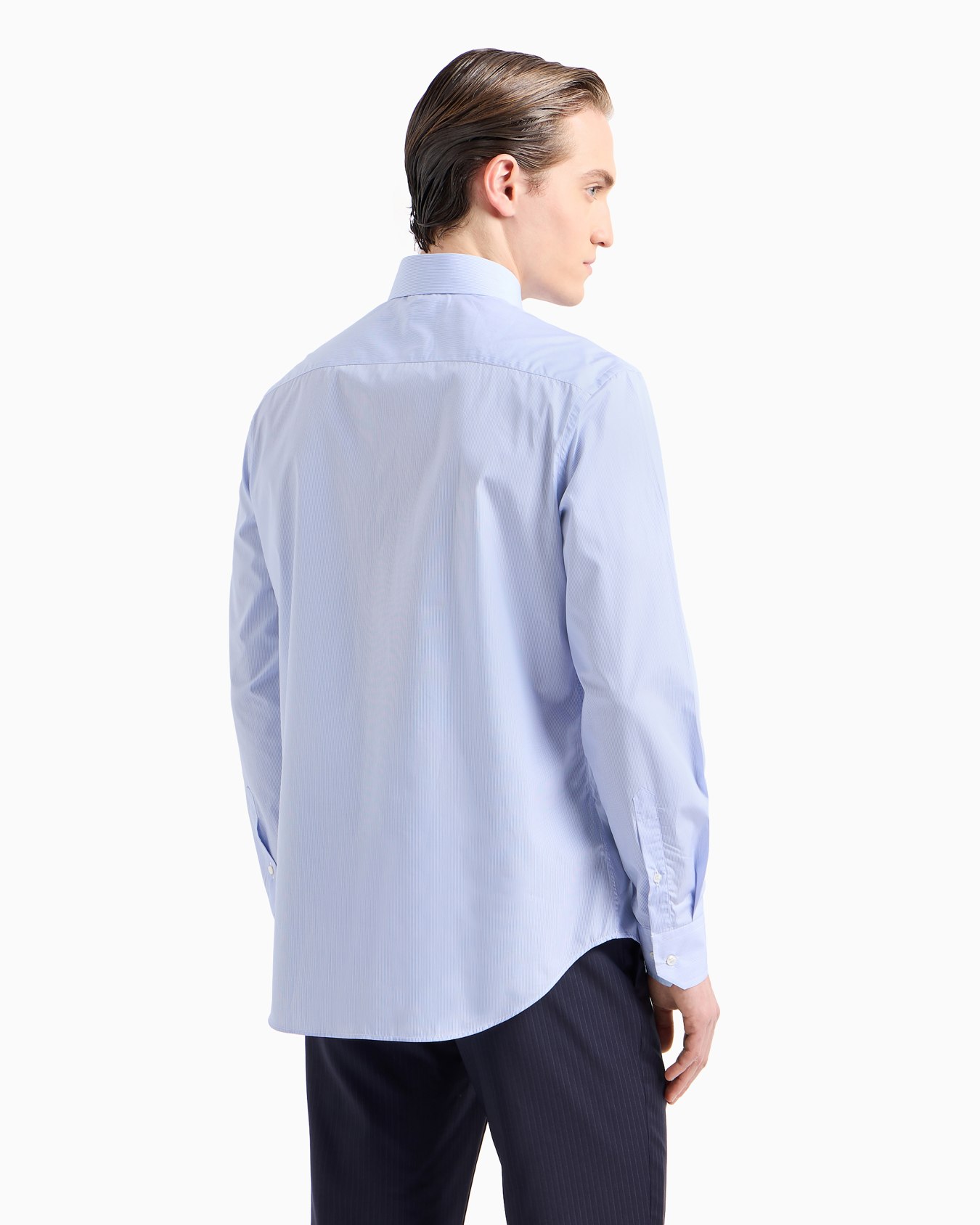 Regular-fit shirt made from micro-woven cotton Slide 2