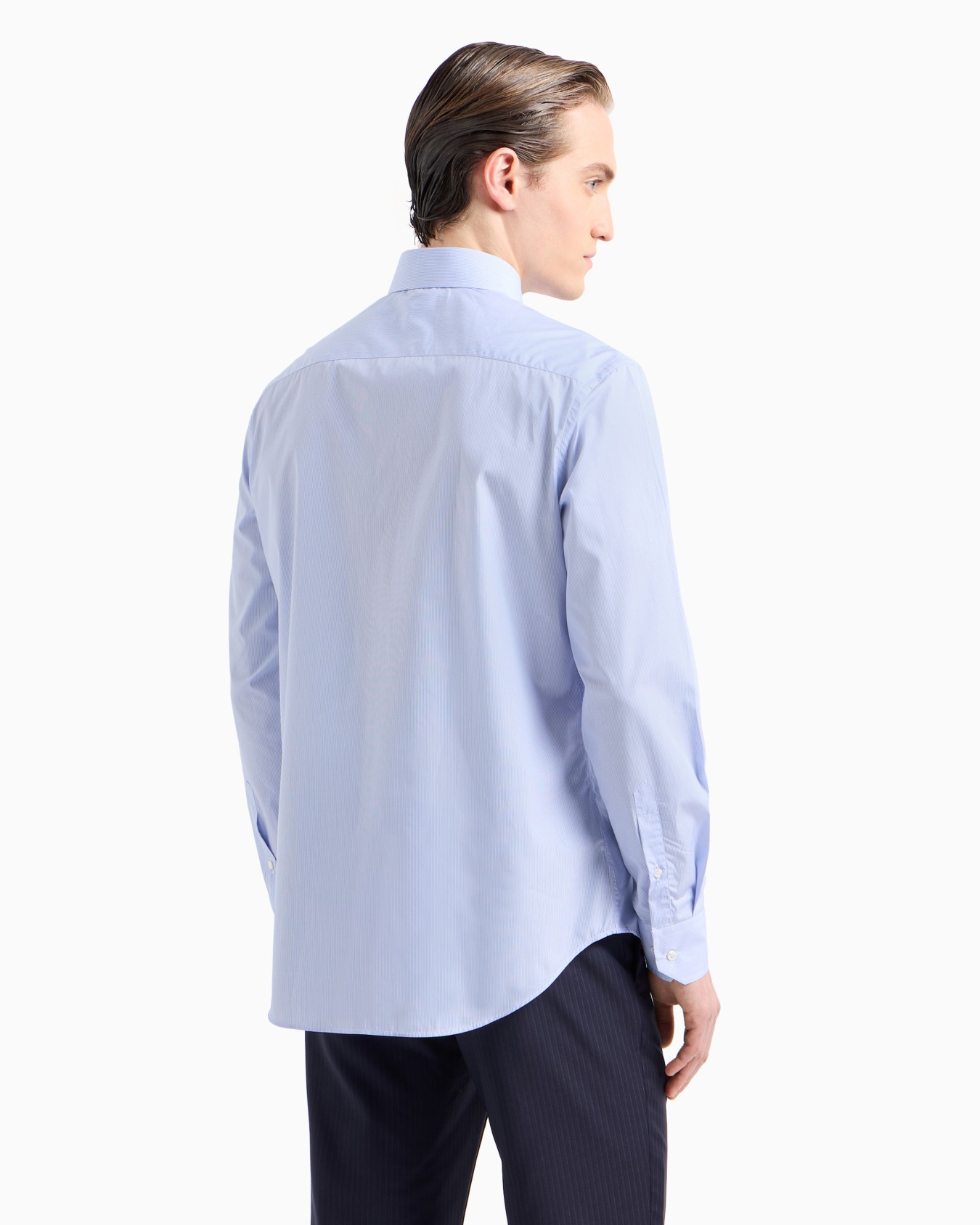 Regular-fit shirt made from micro-woven cotton Slide 2