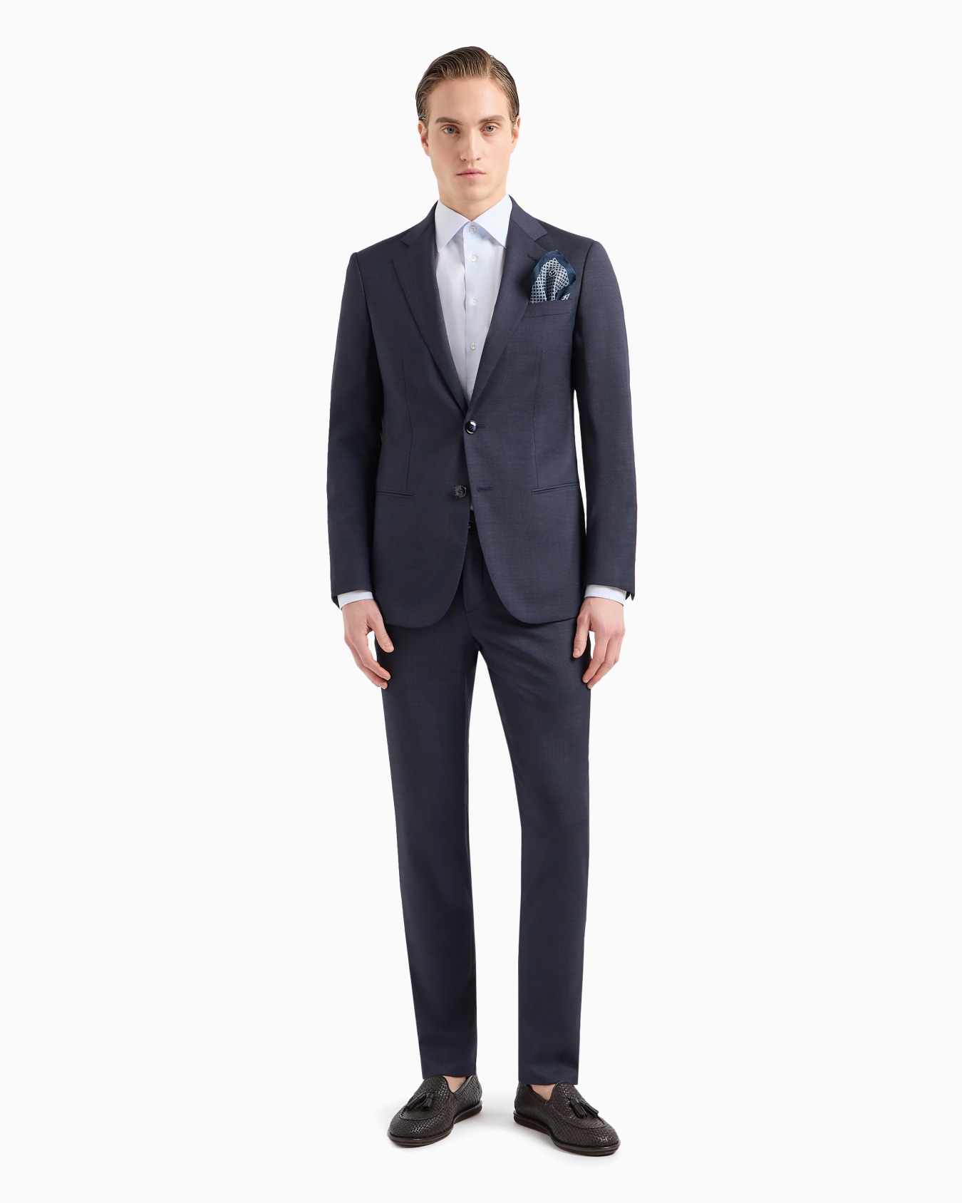 Regular-fit shirt made from micro-woven cotton Slide 3