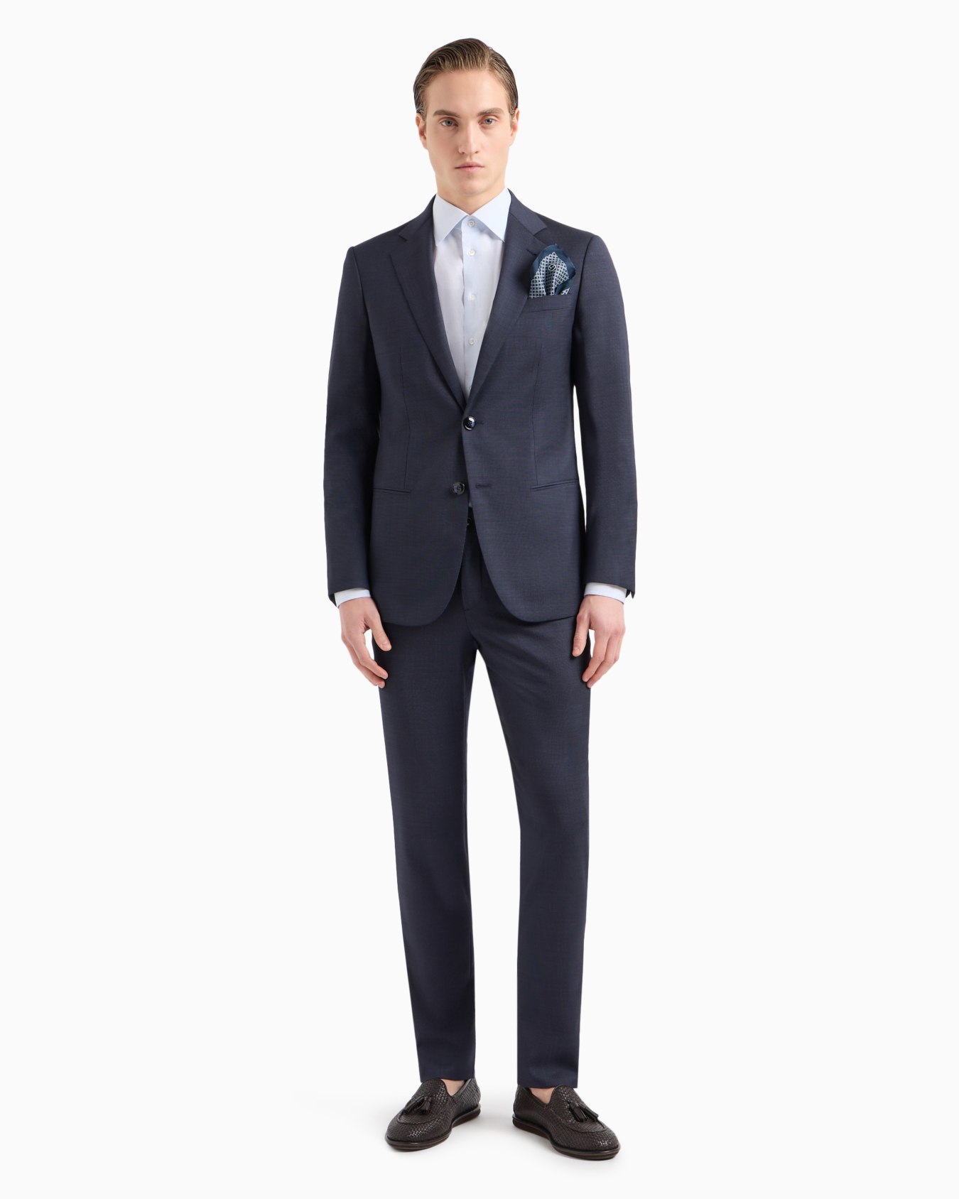 Regular-fit shirt made from micro-woven cotton Slide 3