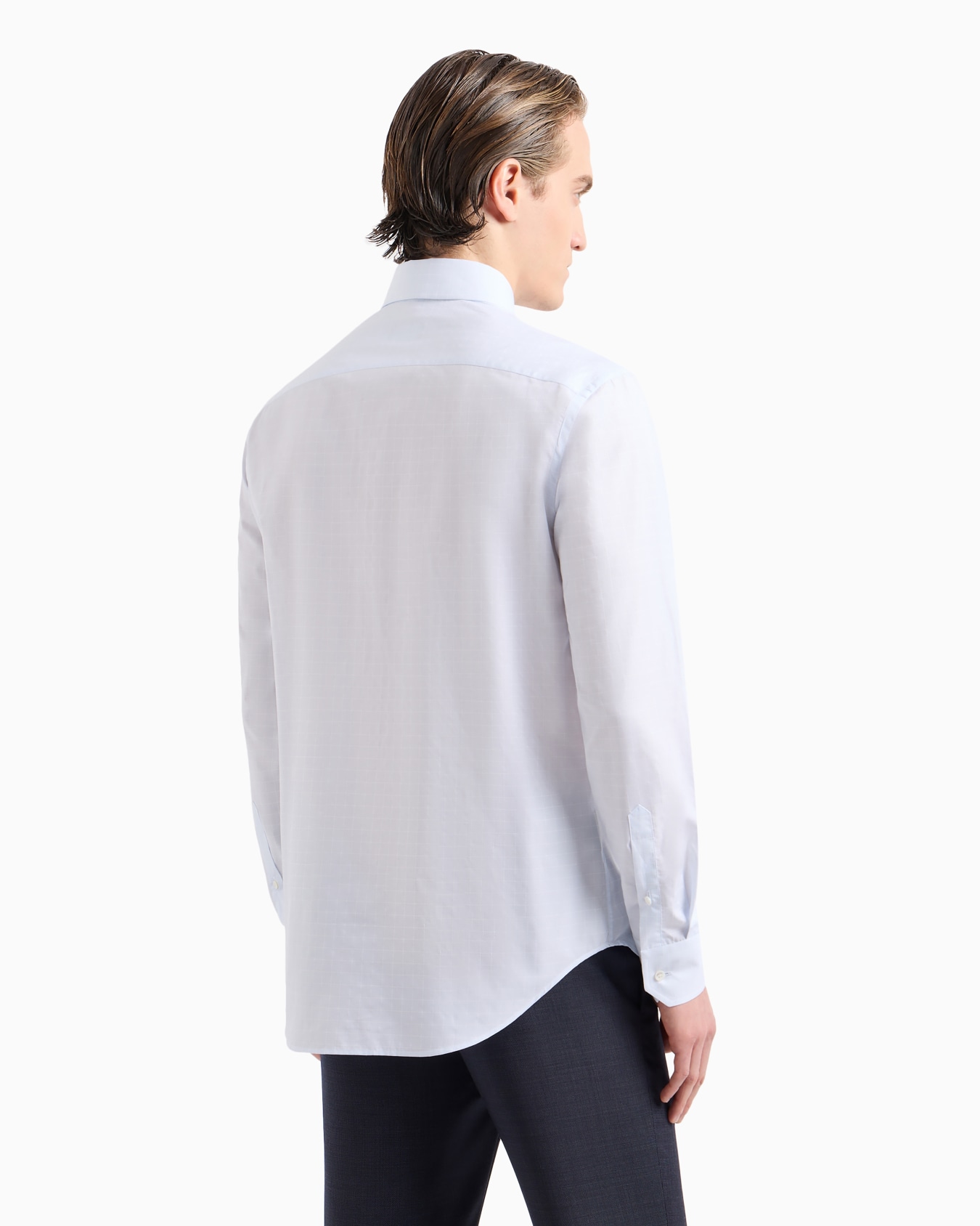 Regular-fit shirt made from micro-woven cotton Slide 2