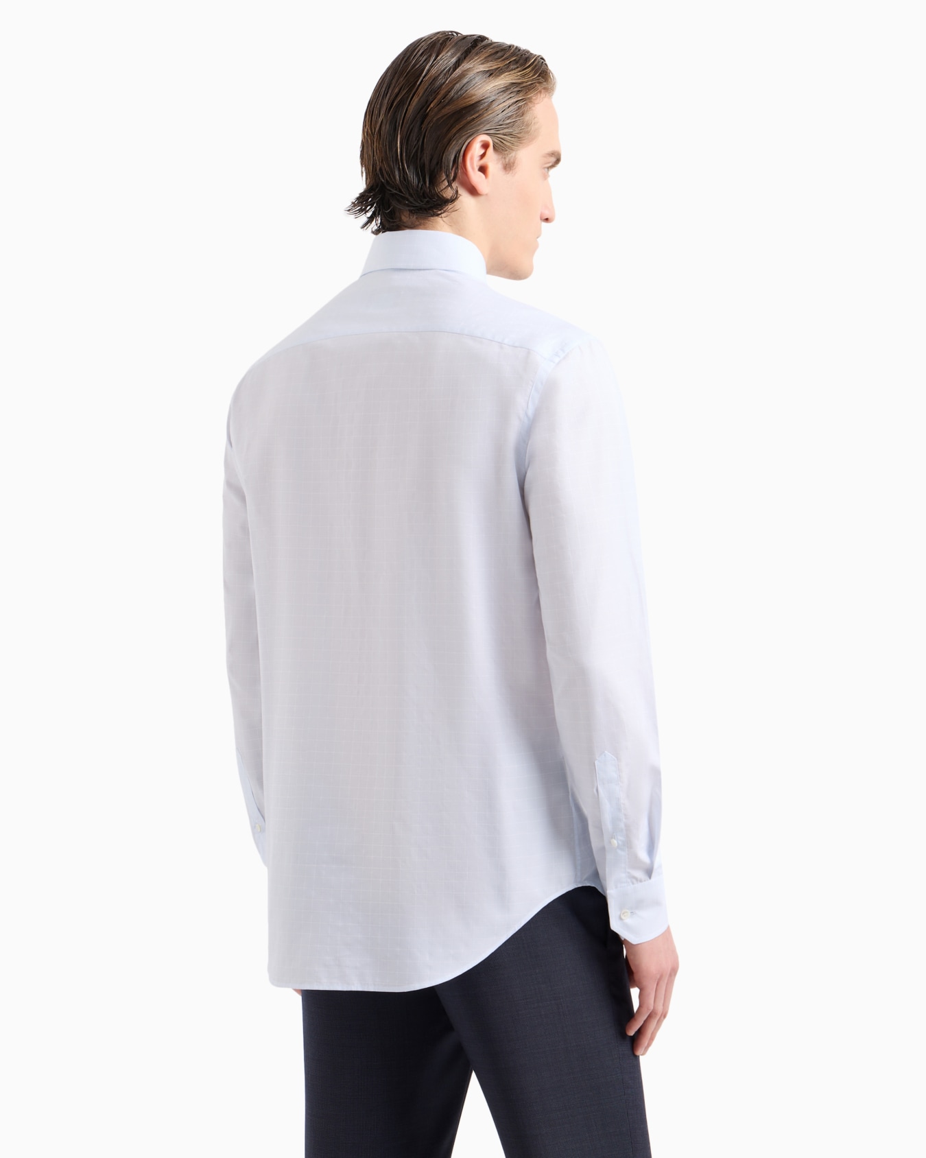 Regular-fit shirt made from micro-woven cotton Slide 2