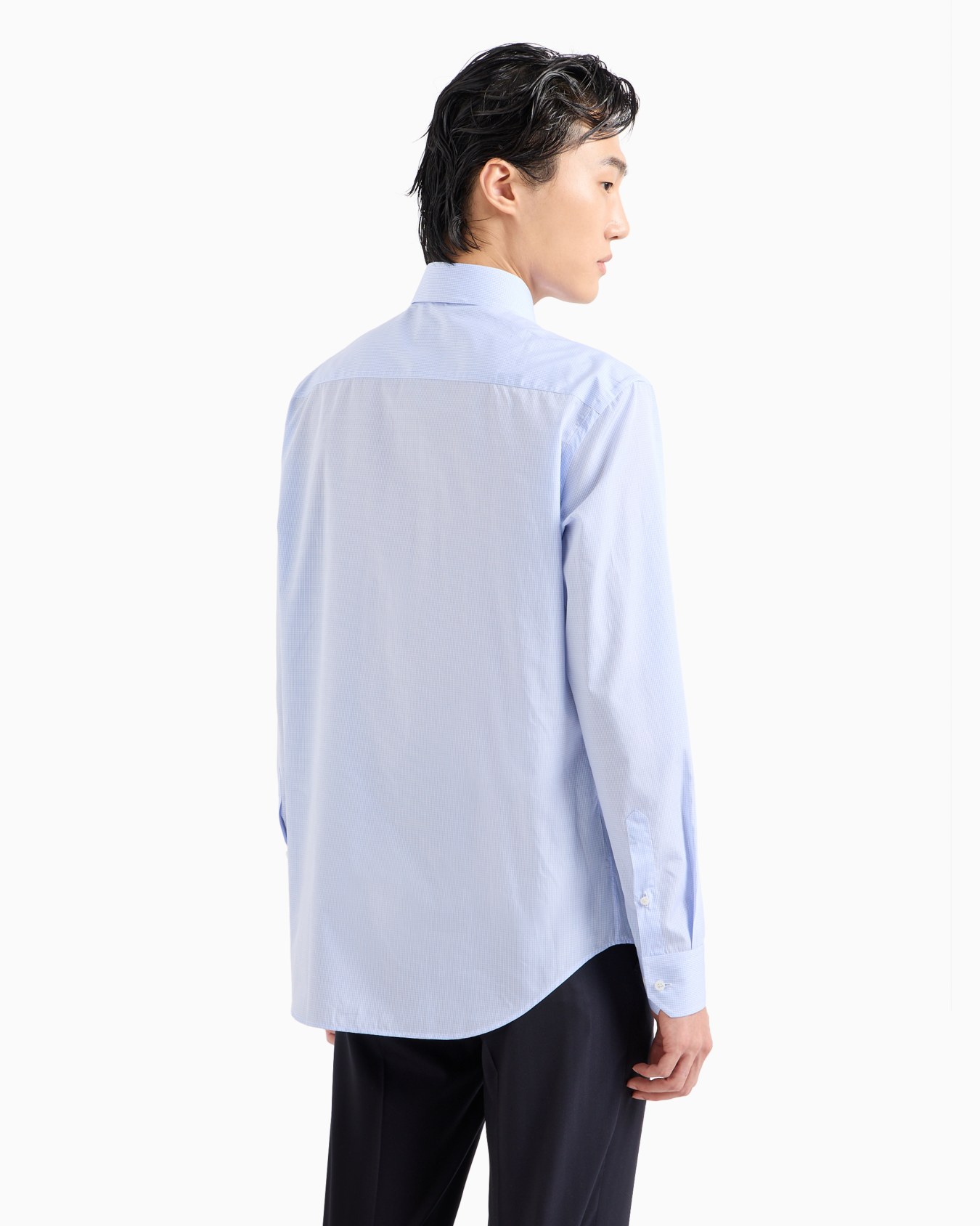 Regular-fit shirt made from micro-woven cotton Slide 2