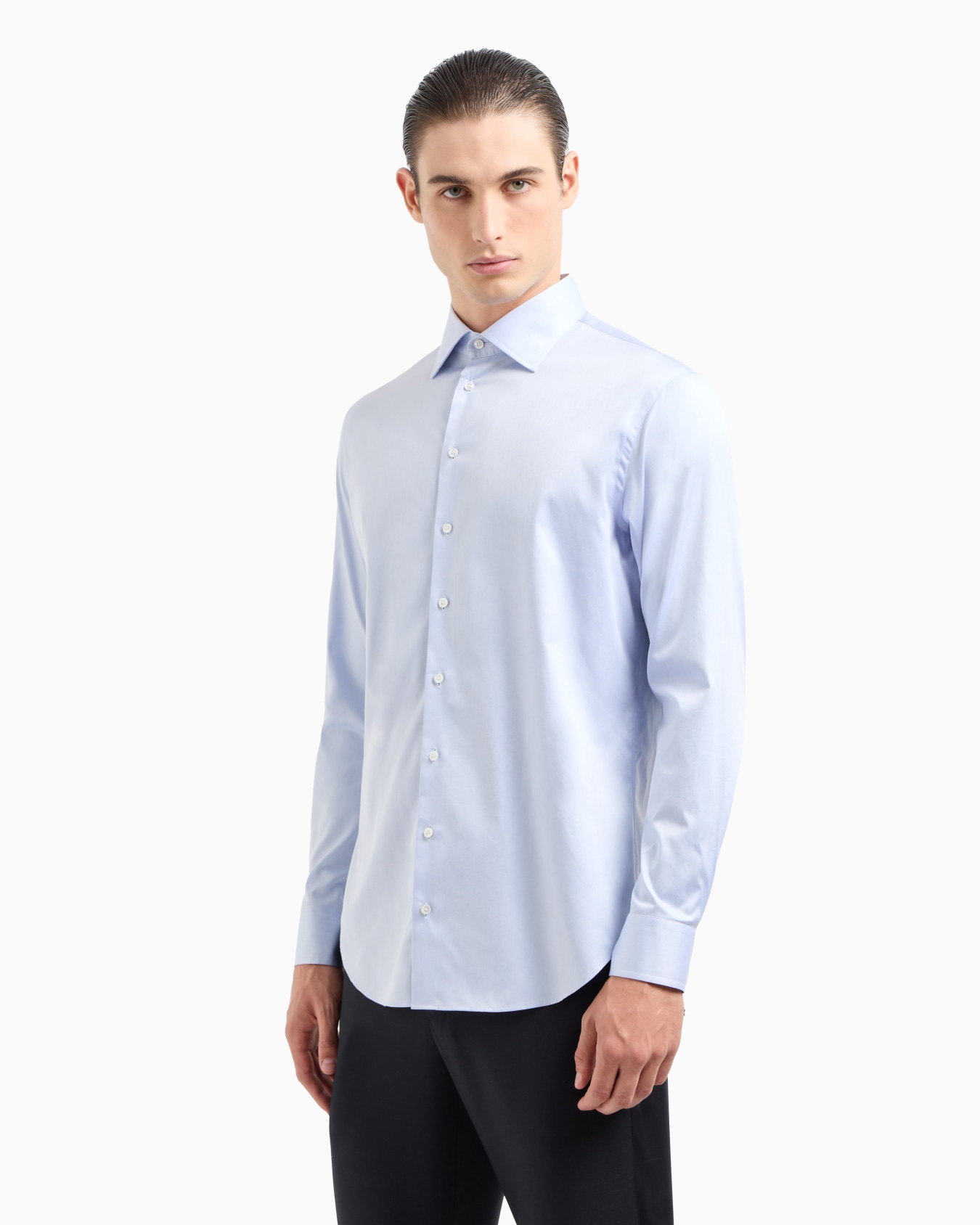 Classic shirt in cotton twill Slide 1