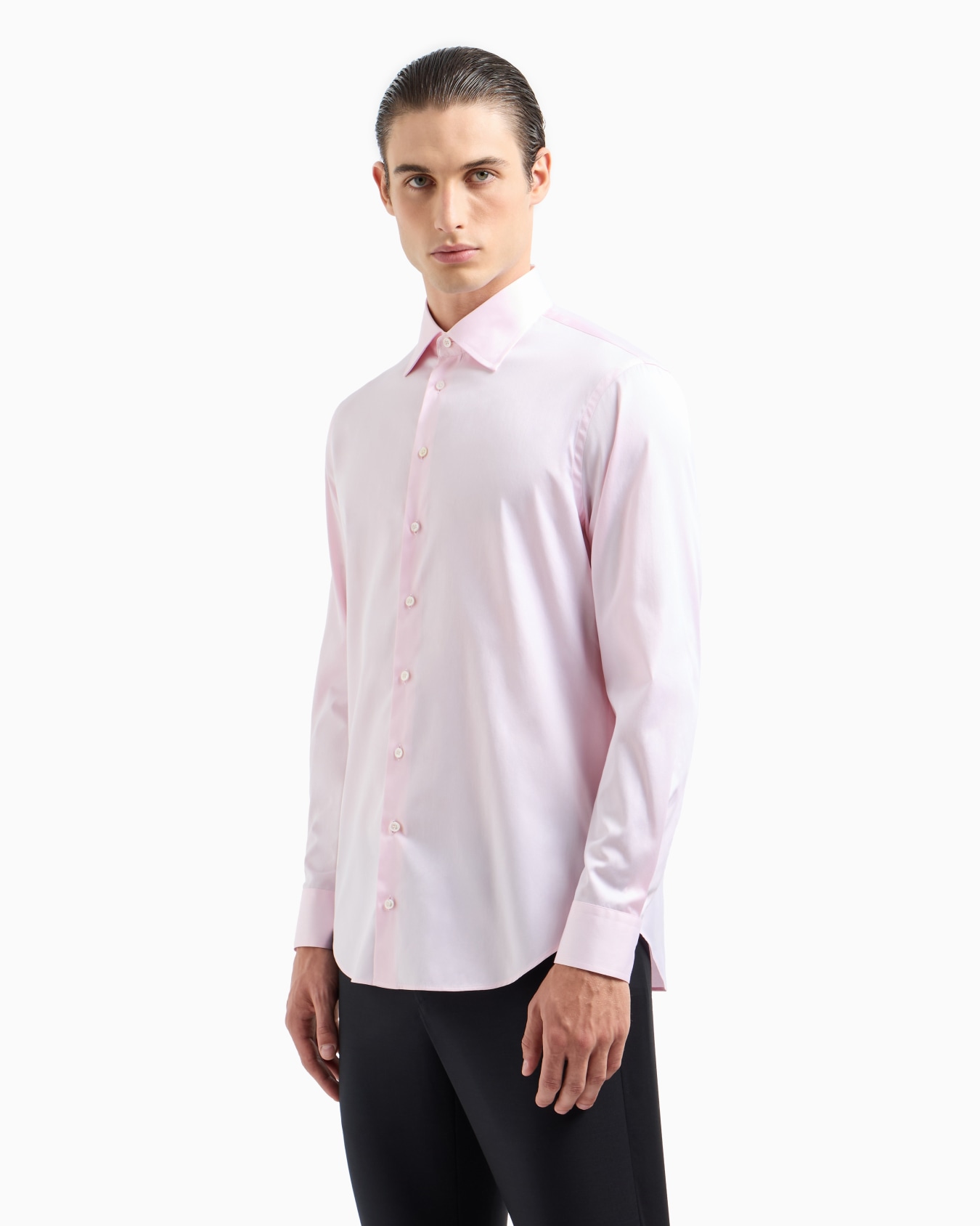 Classic shirt in cotton twill Slide 1