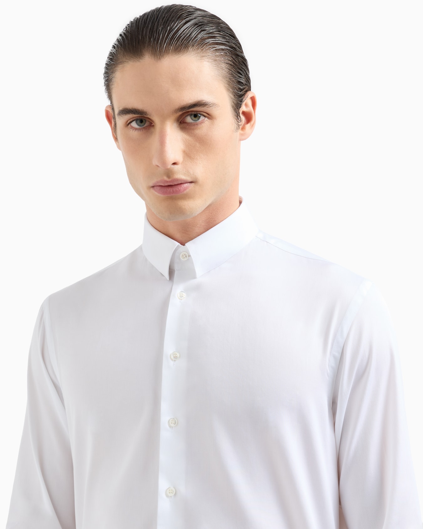 Luxury cotton twill shirt Slide 4