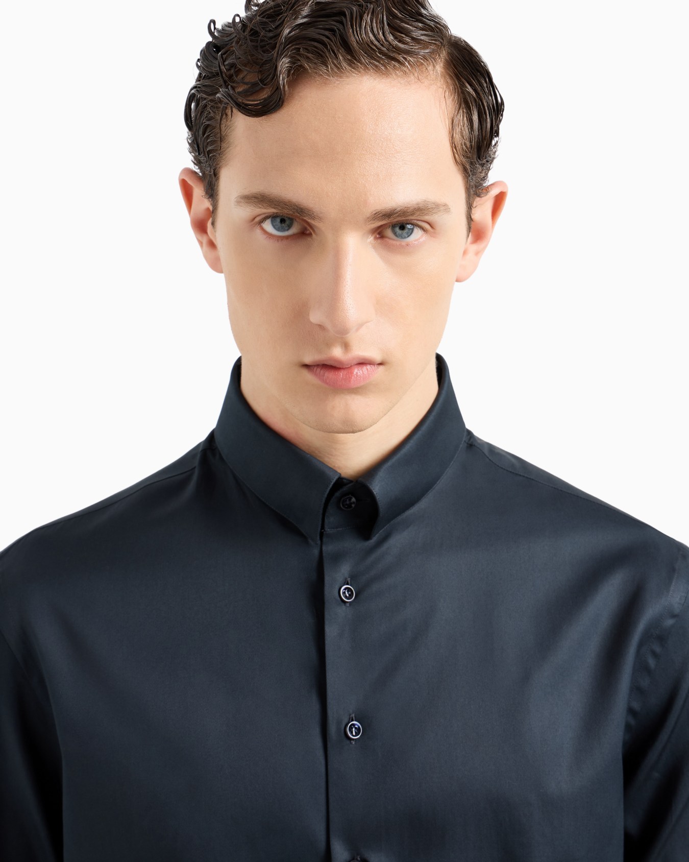 Chemise en sergé de coton luxury Diapositive 4