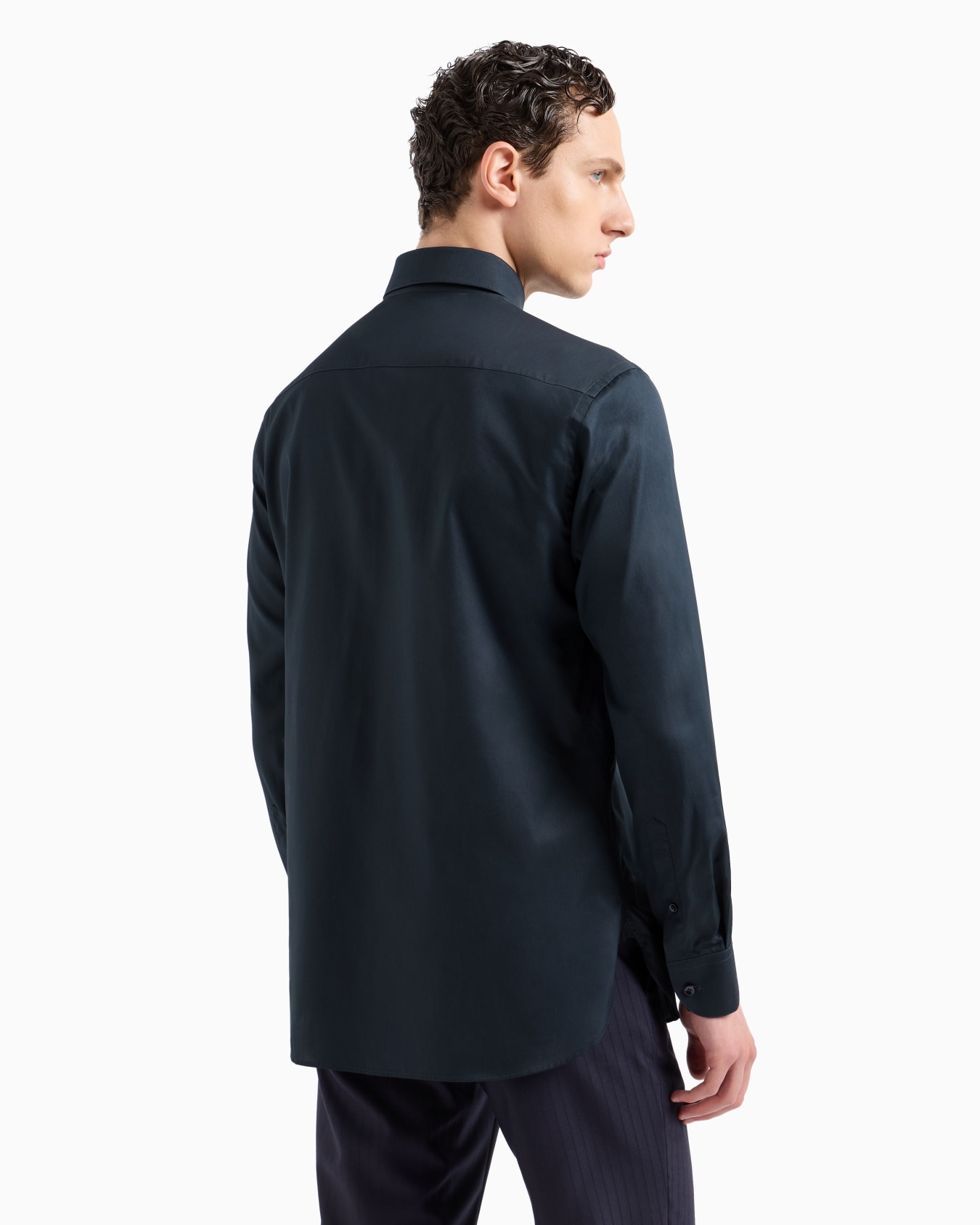 Chemise en sergé de coton luxury Diapositive 2