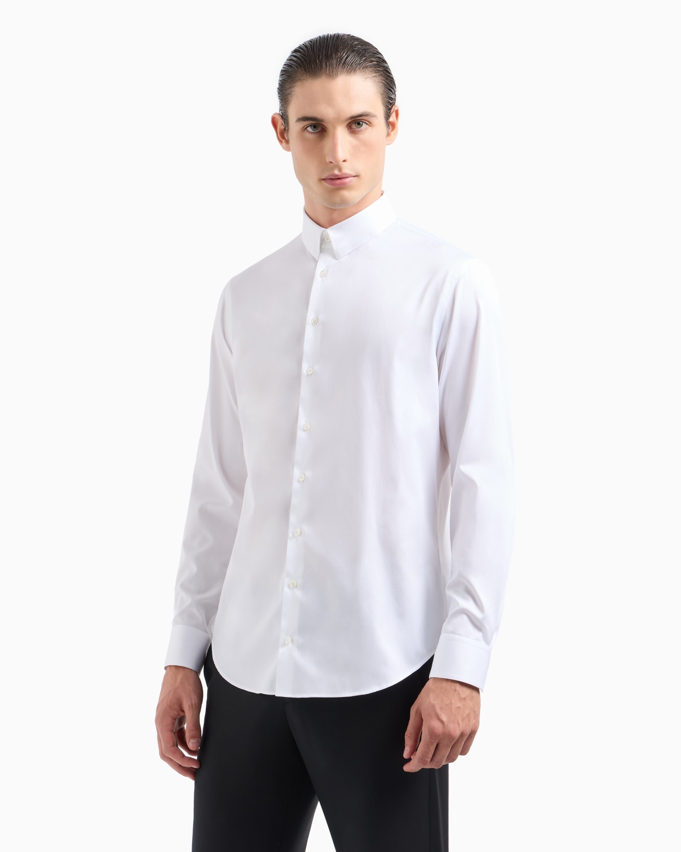 Cotton twill shirt Slide 1