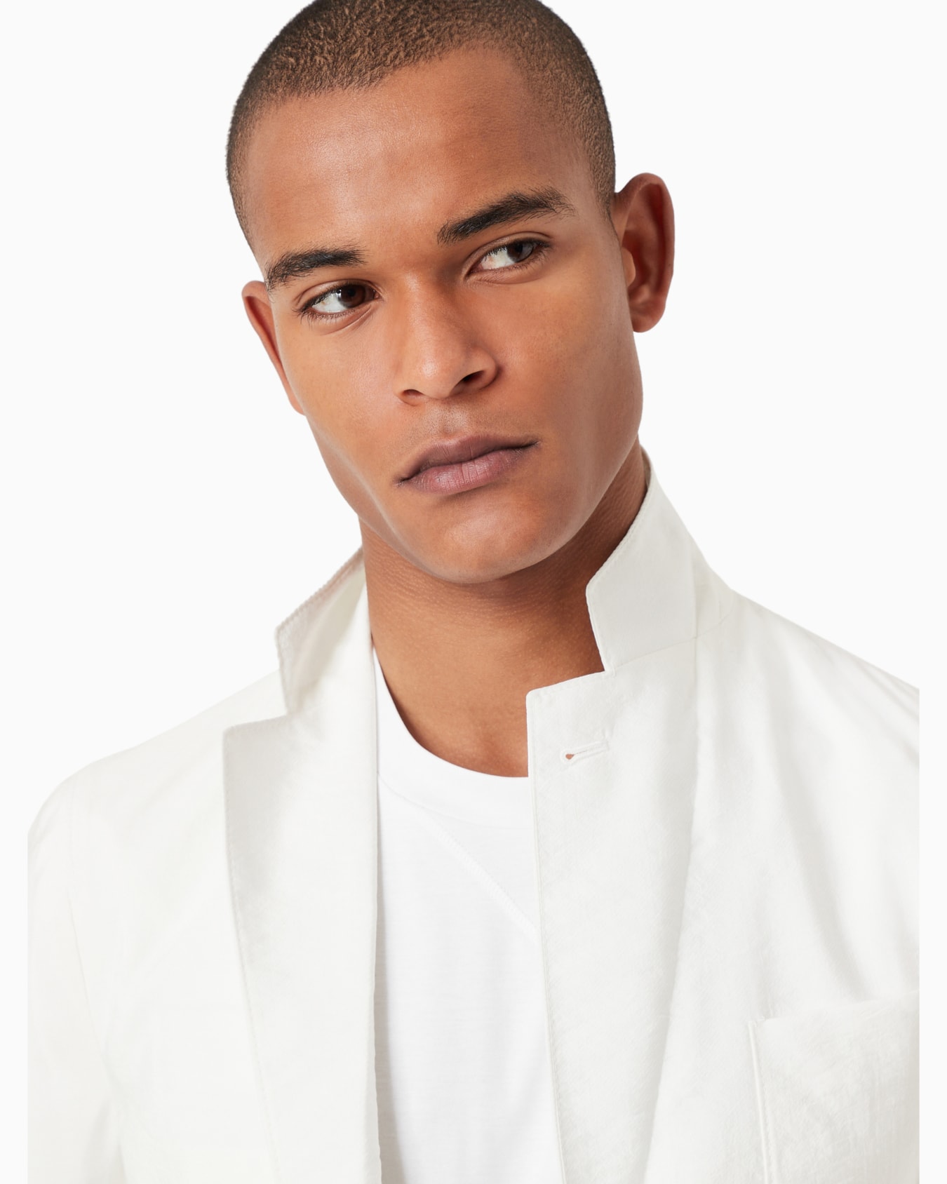 Upton Line single-breasted jacket in a silk-blend twill Slide 5
