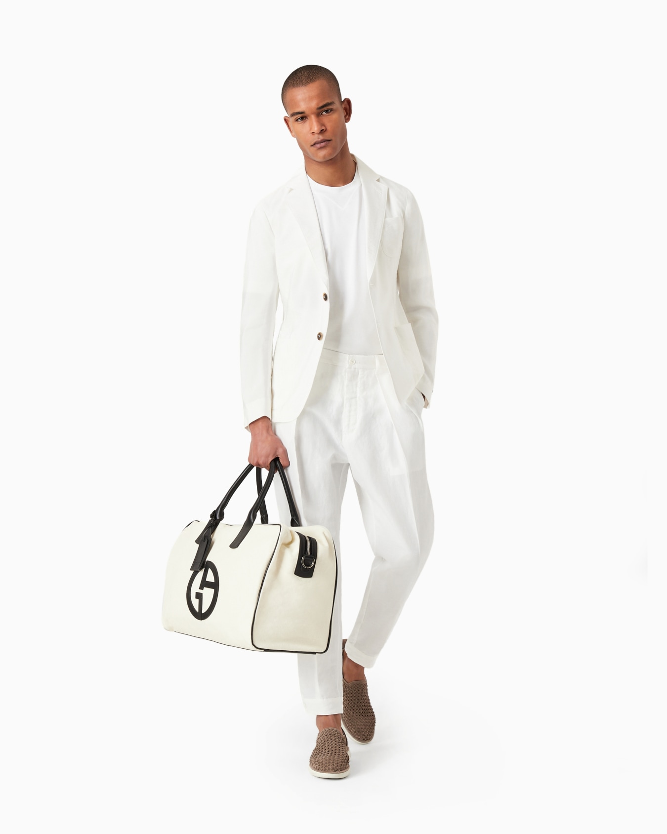 Upton Line single-breasted jacket in a silk-blend twill Slide 3