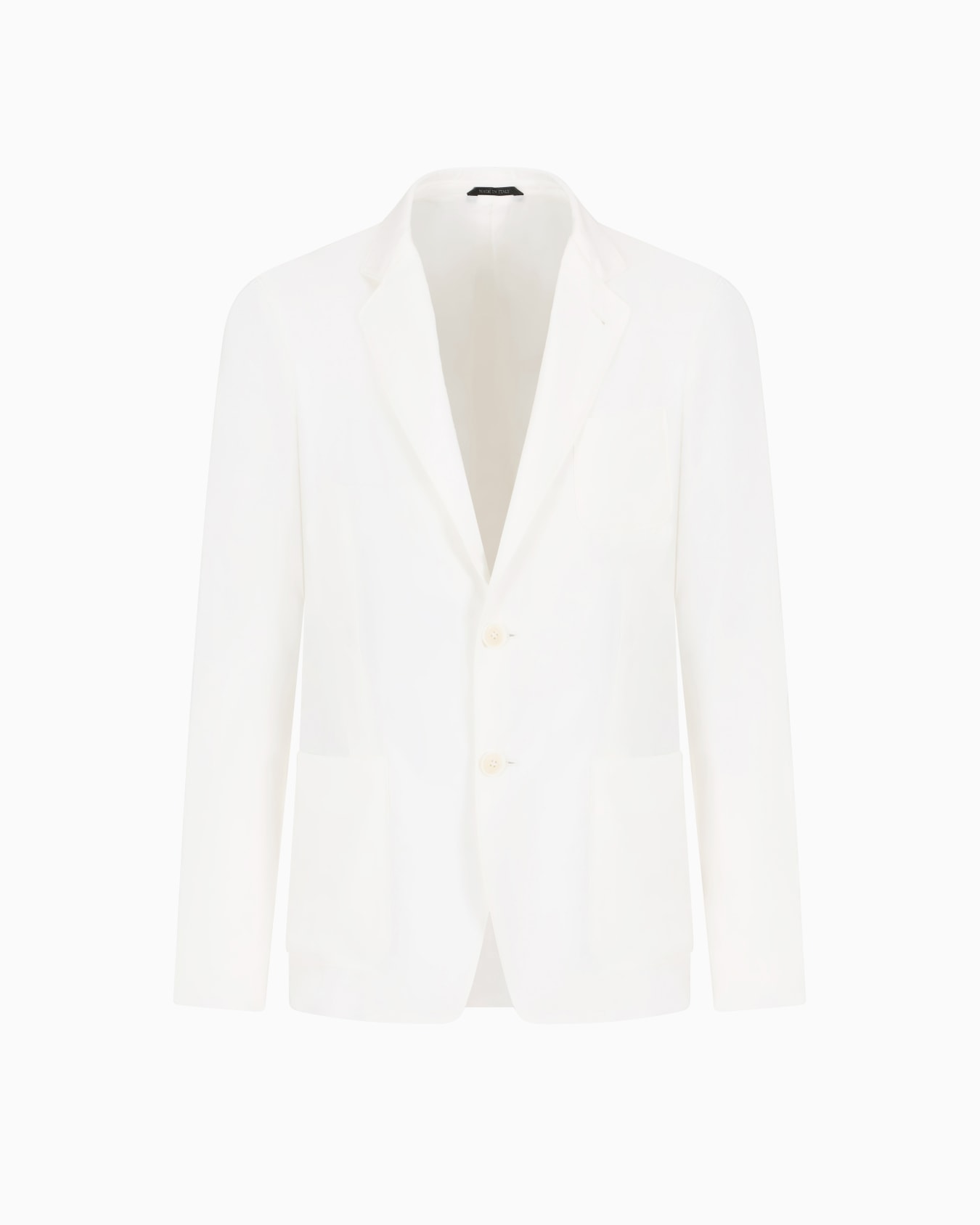 Upton Line single-breasted jacket in a silk-blend twill Slide 0