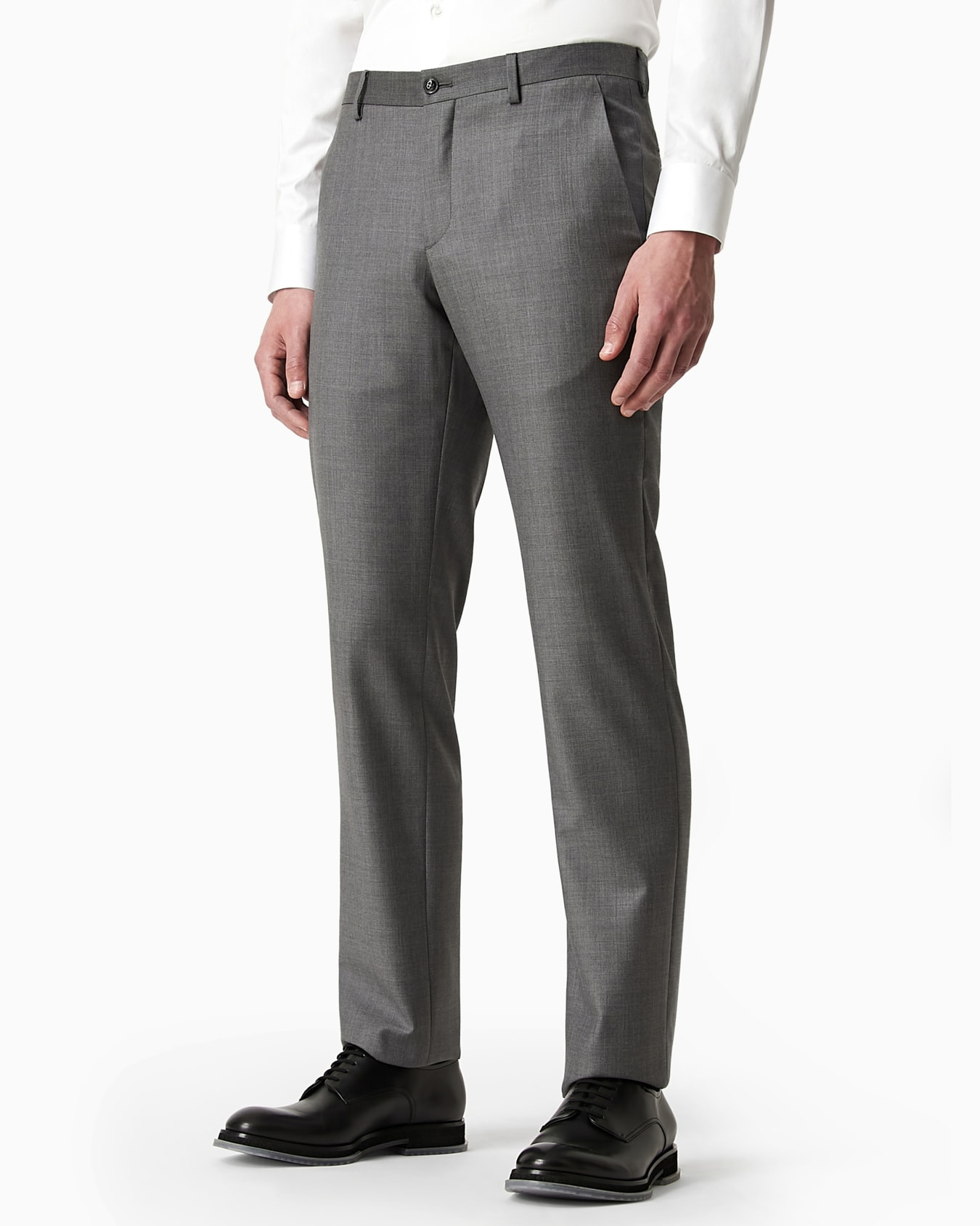 Wool and cashmere gabardine trousers Slide 1