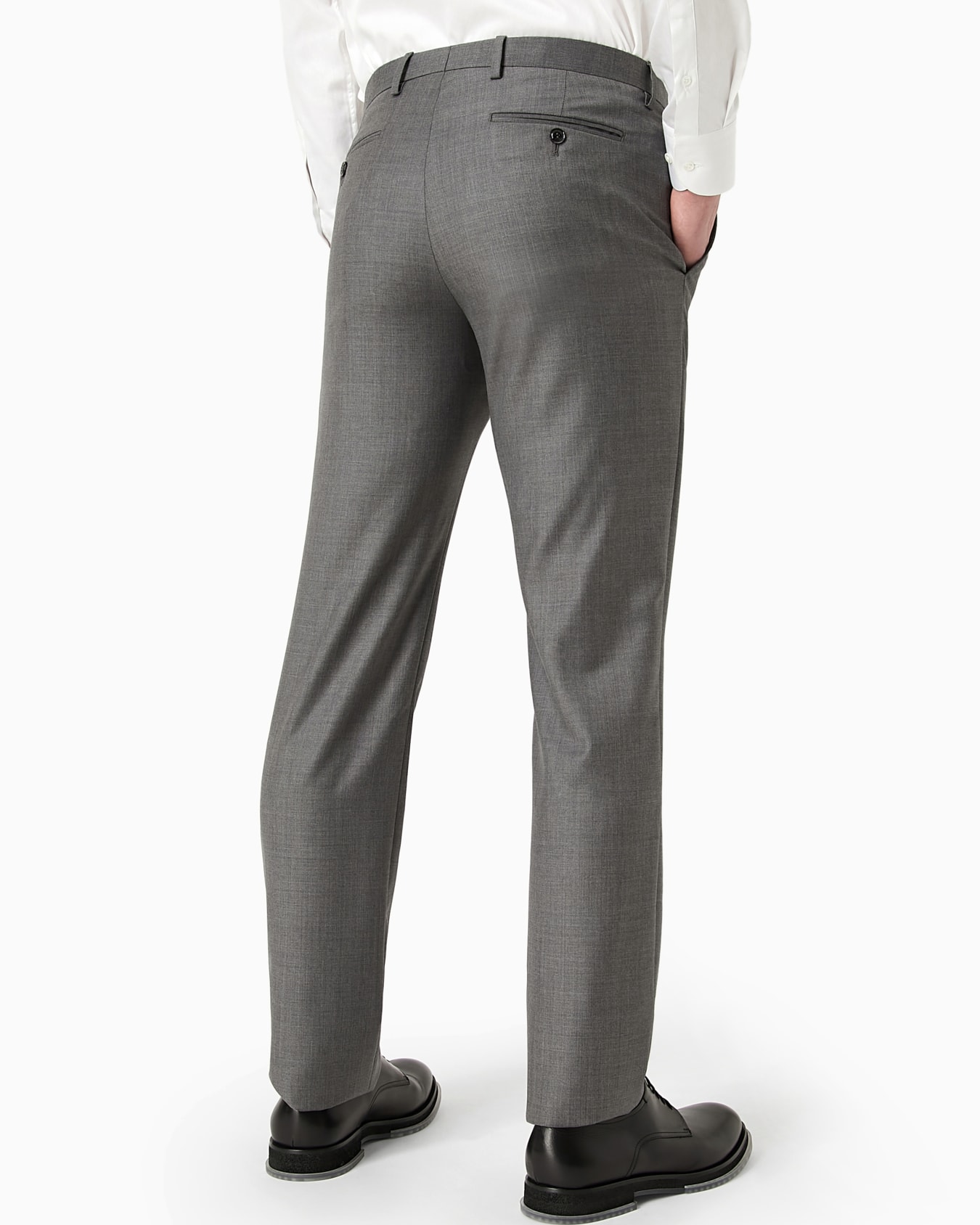 Wool and cashmere gabardine trousers Slide 2