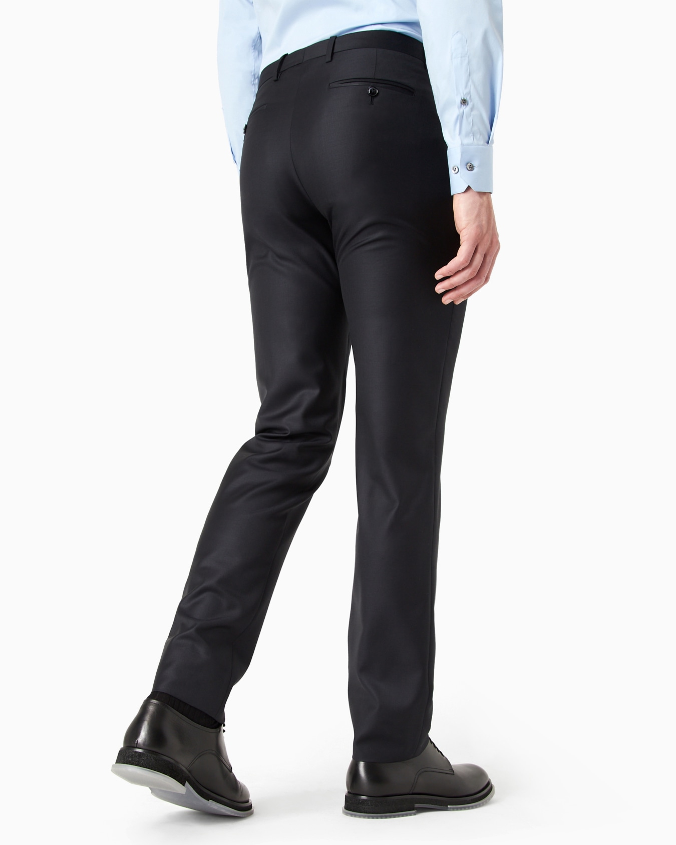 Wool and cashmere gabardine trousers Slide 2