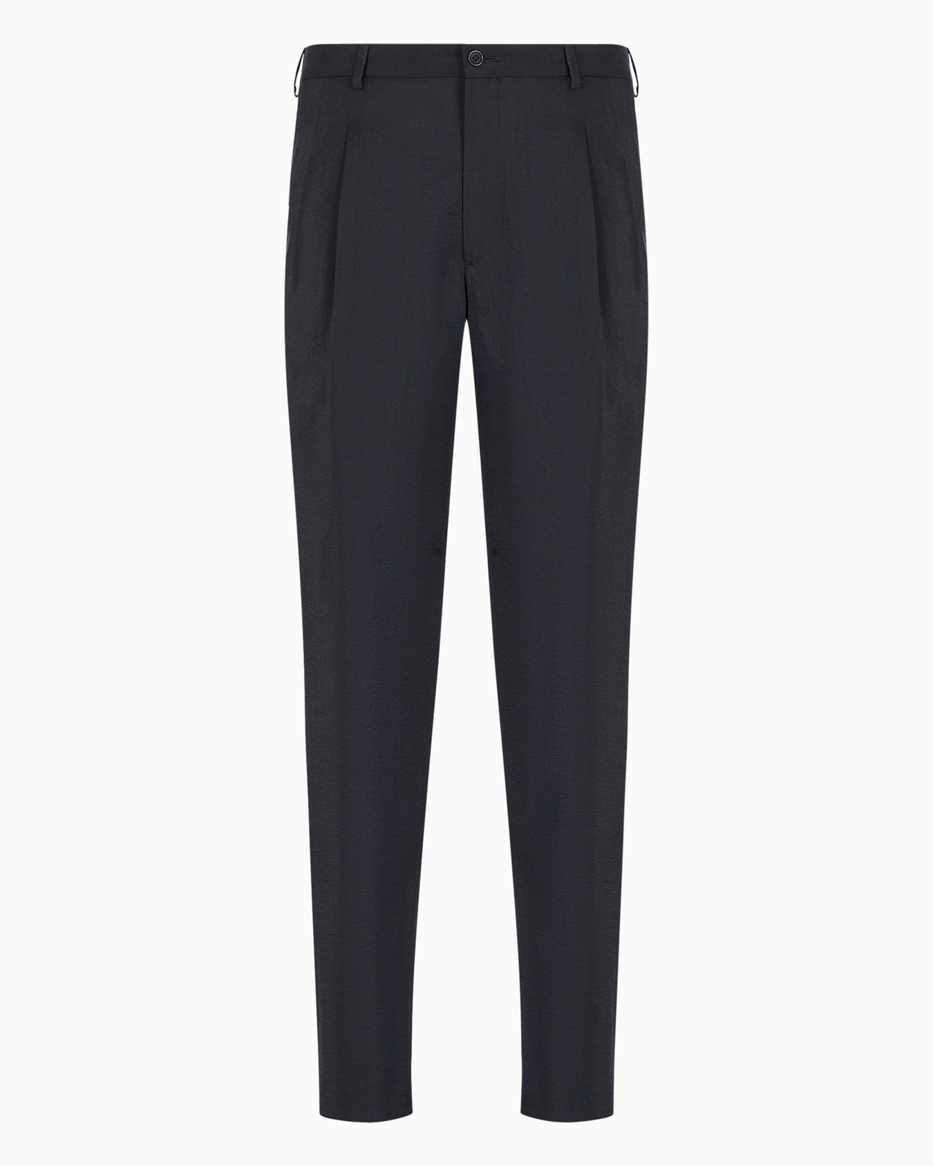 Two-dart trousers in silk-blend twill Slide 0